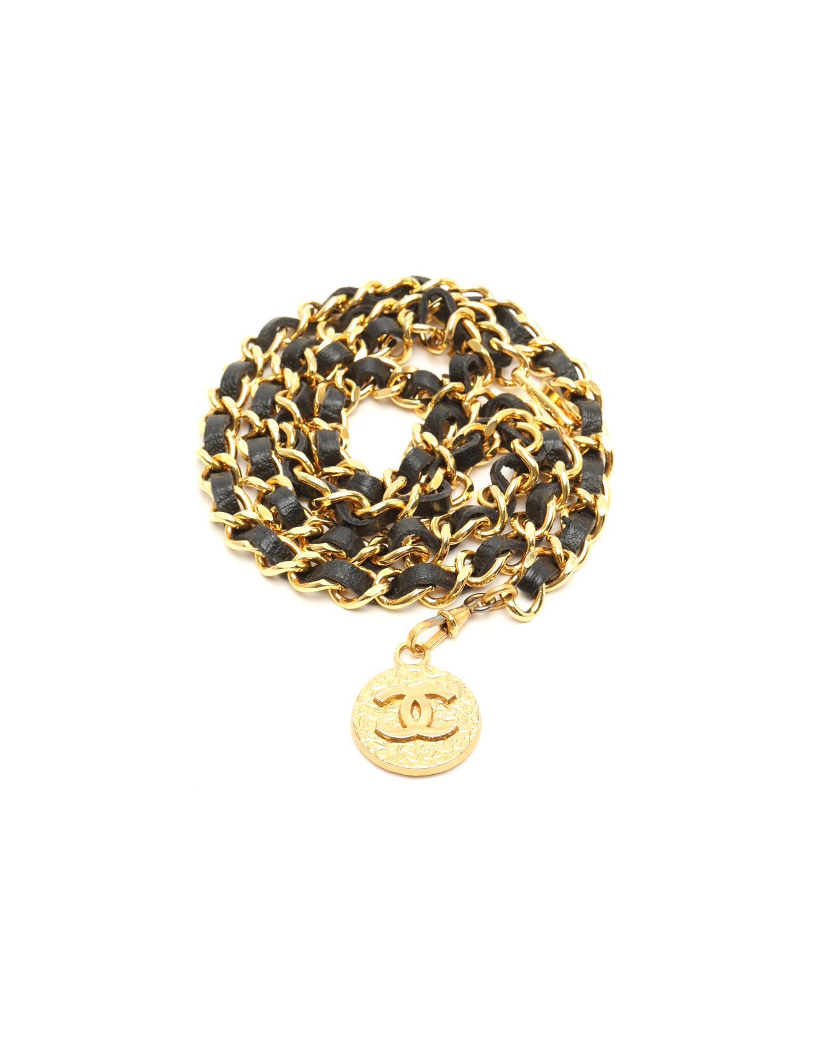 Coco Mark Chain Belt — view 3