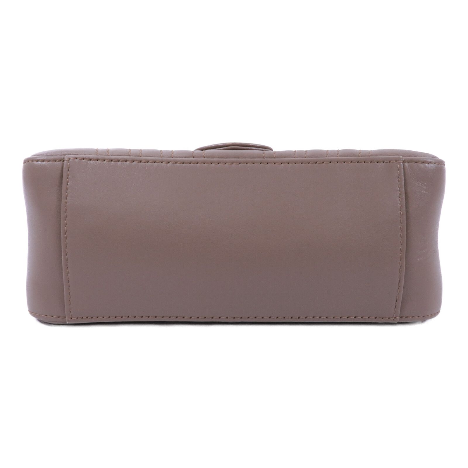 Leather Gg Marmont Mini Top Handle Bag Hand-handed Shoulder And Back Bag 2way Shoulder Bag Beige Ca, Neutral — view 4