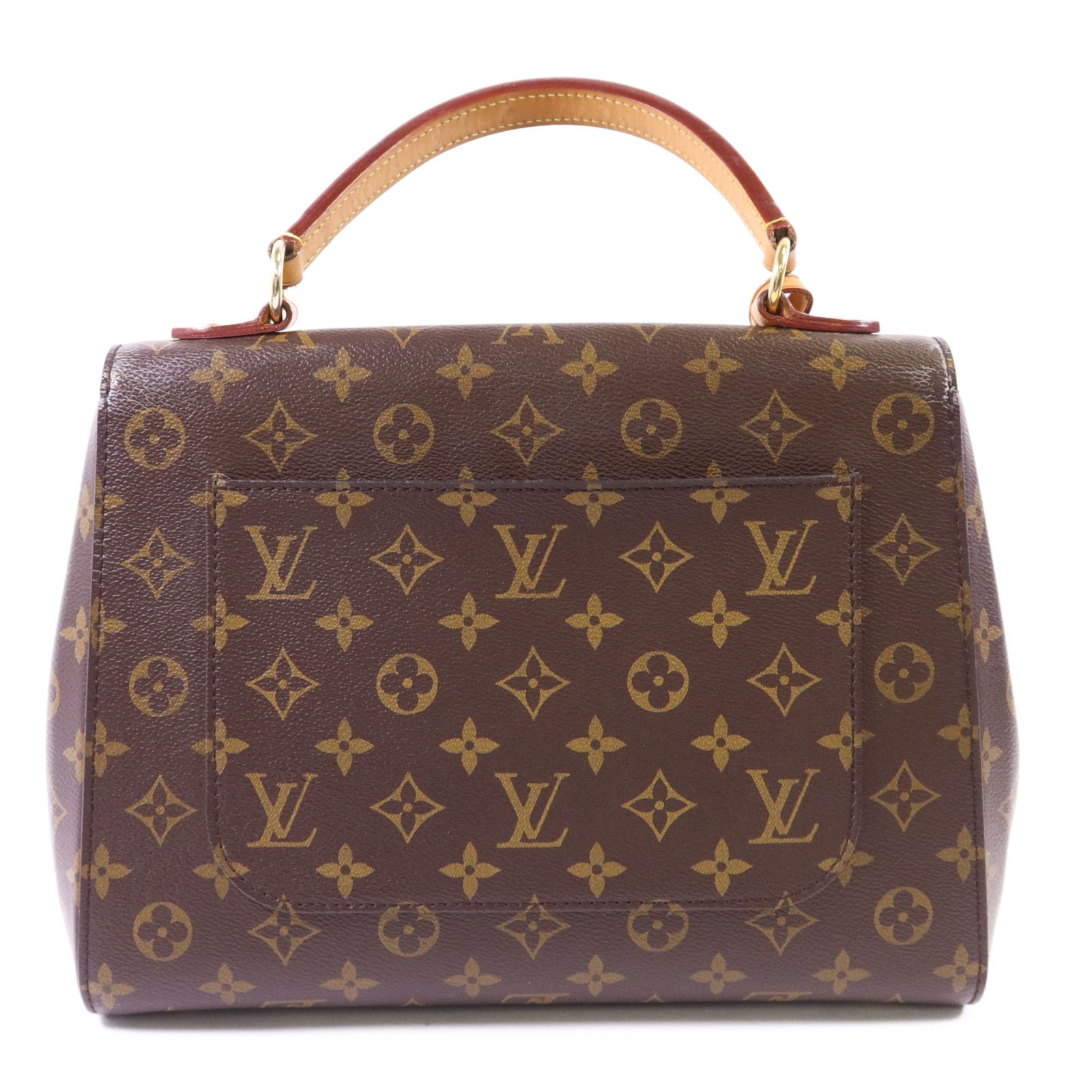Monogram Cluny Mm Hand-milled Shoulder Bag Brown Blue 2way Shoulder Bag M 42735 — view 2