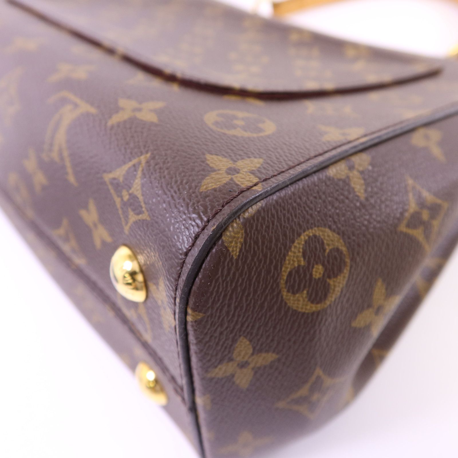 Monogram Cluny Mm Hand-milled Shoulder Bag Brown Blue 2way Shoulder Bag M 42735 — view 16