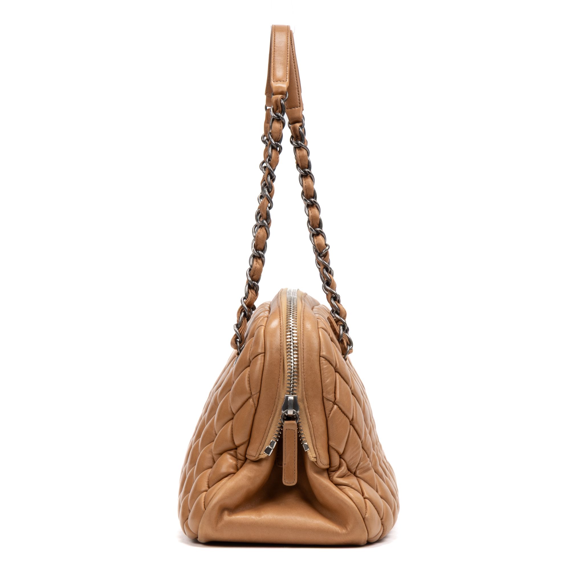 CC Dome Bag Quilted Lambskin Leather — view 3