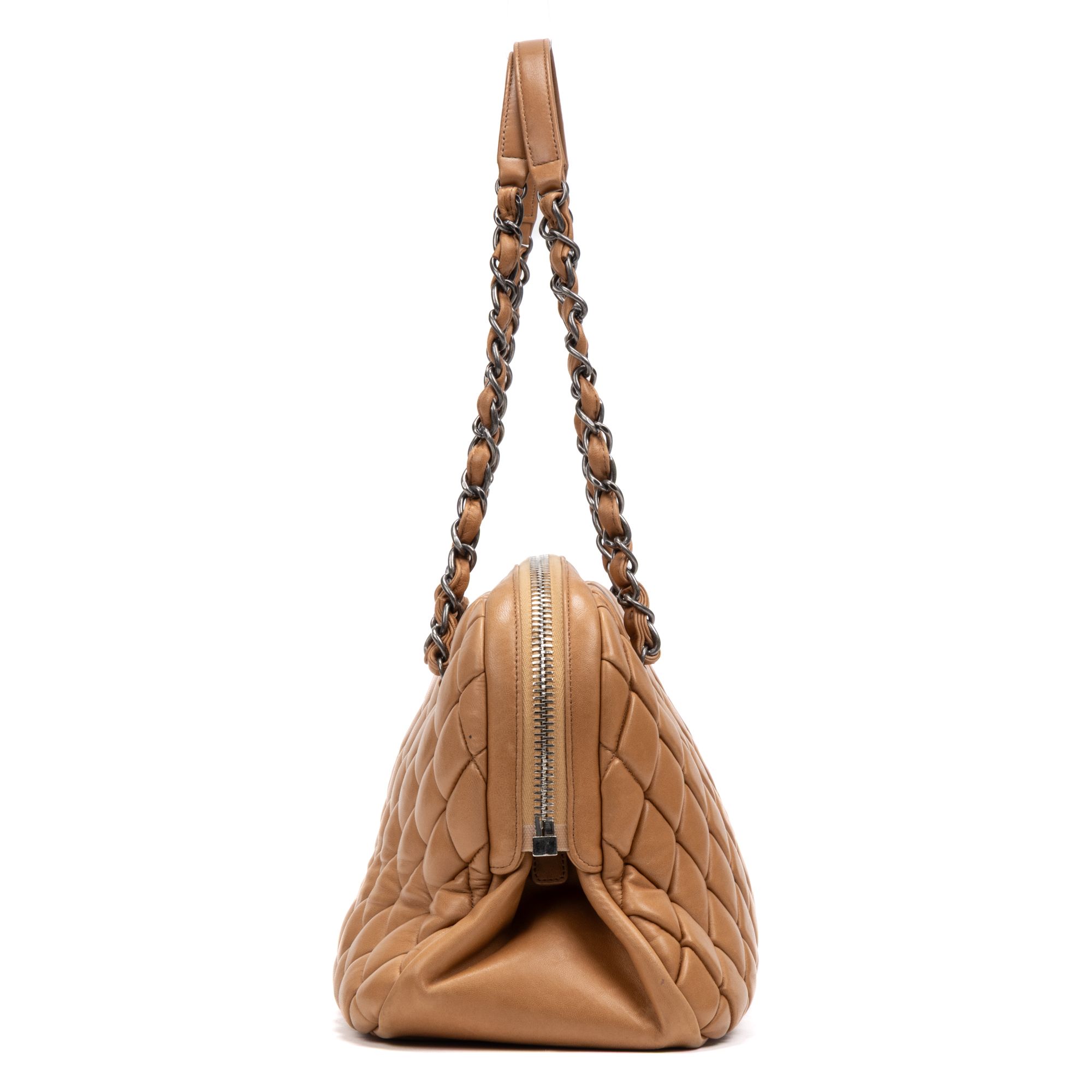 CC Dome Bag Quilted Lambskin Leather — view 4