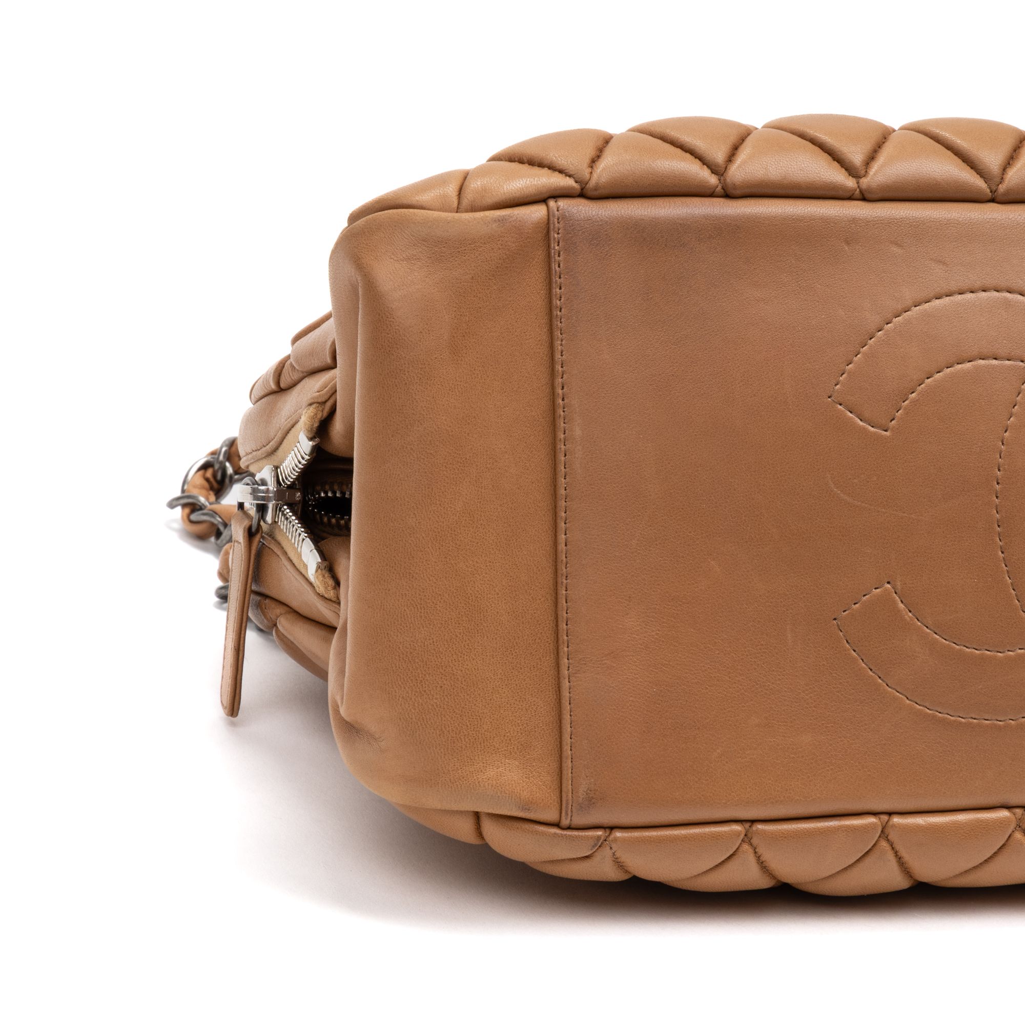 CC Dome Bag Quilted Lambskin Leather — view 7