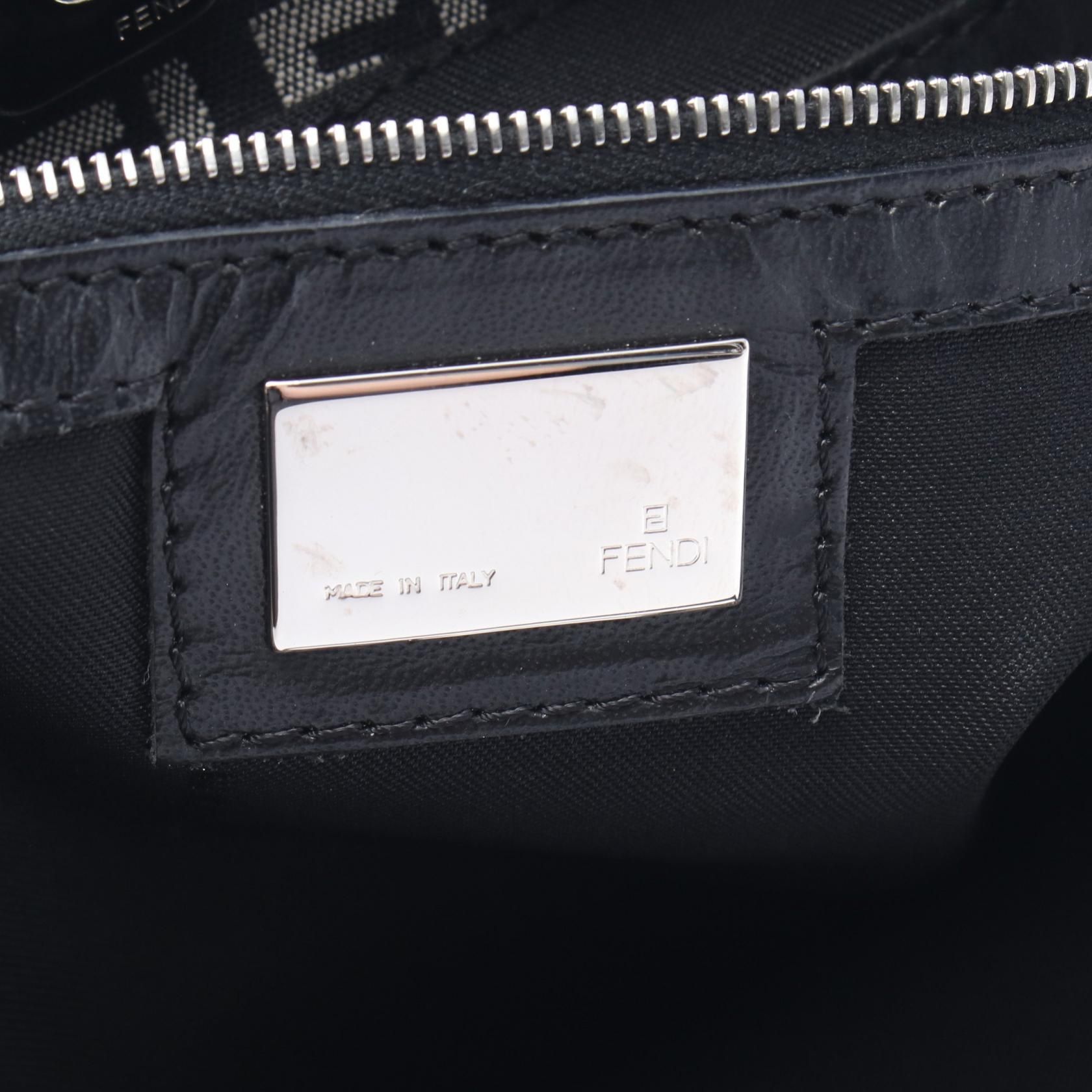 Zucca Tote Bag Black Gray Canvas — view 4