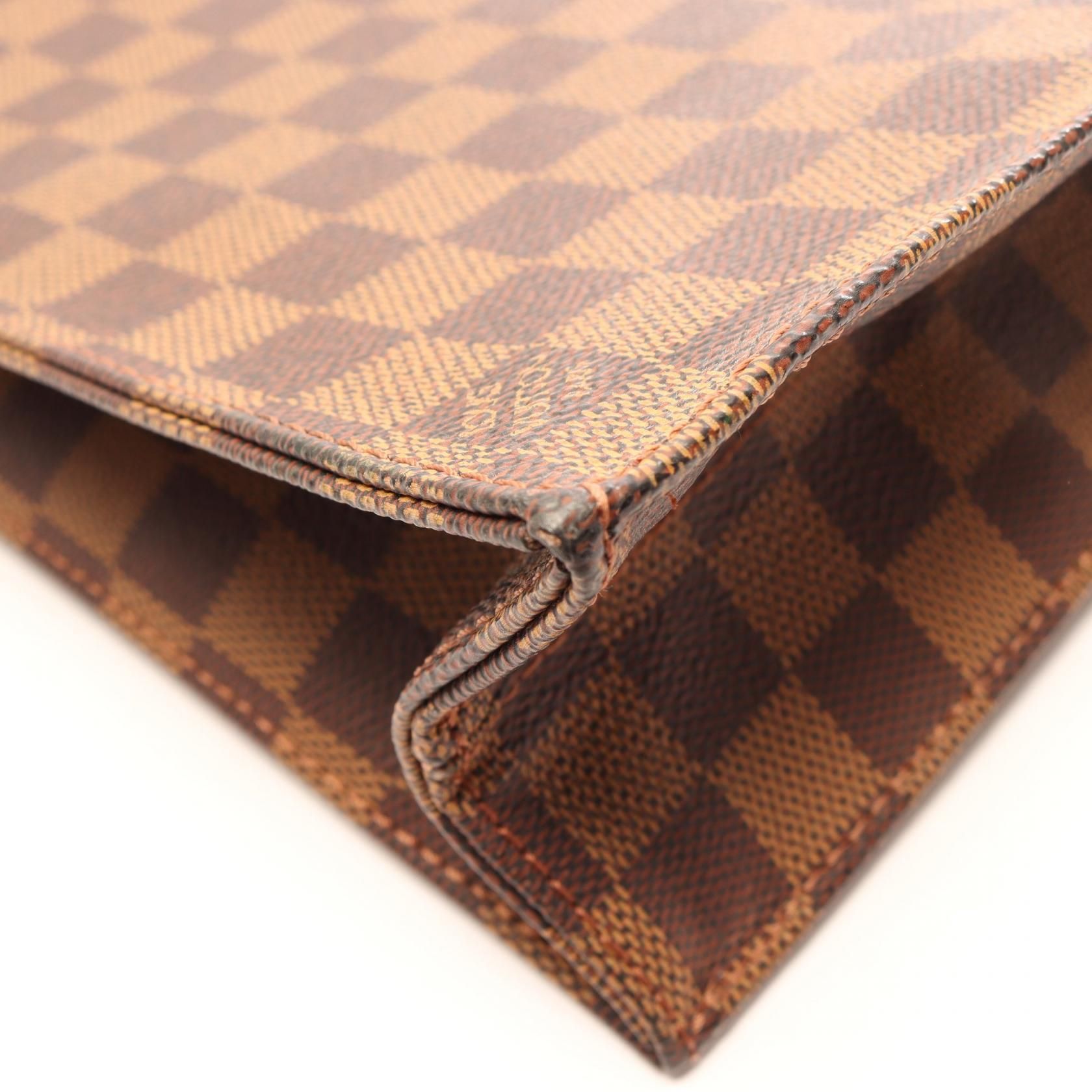 Damier Ebene Sac Plat — view 7