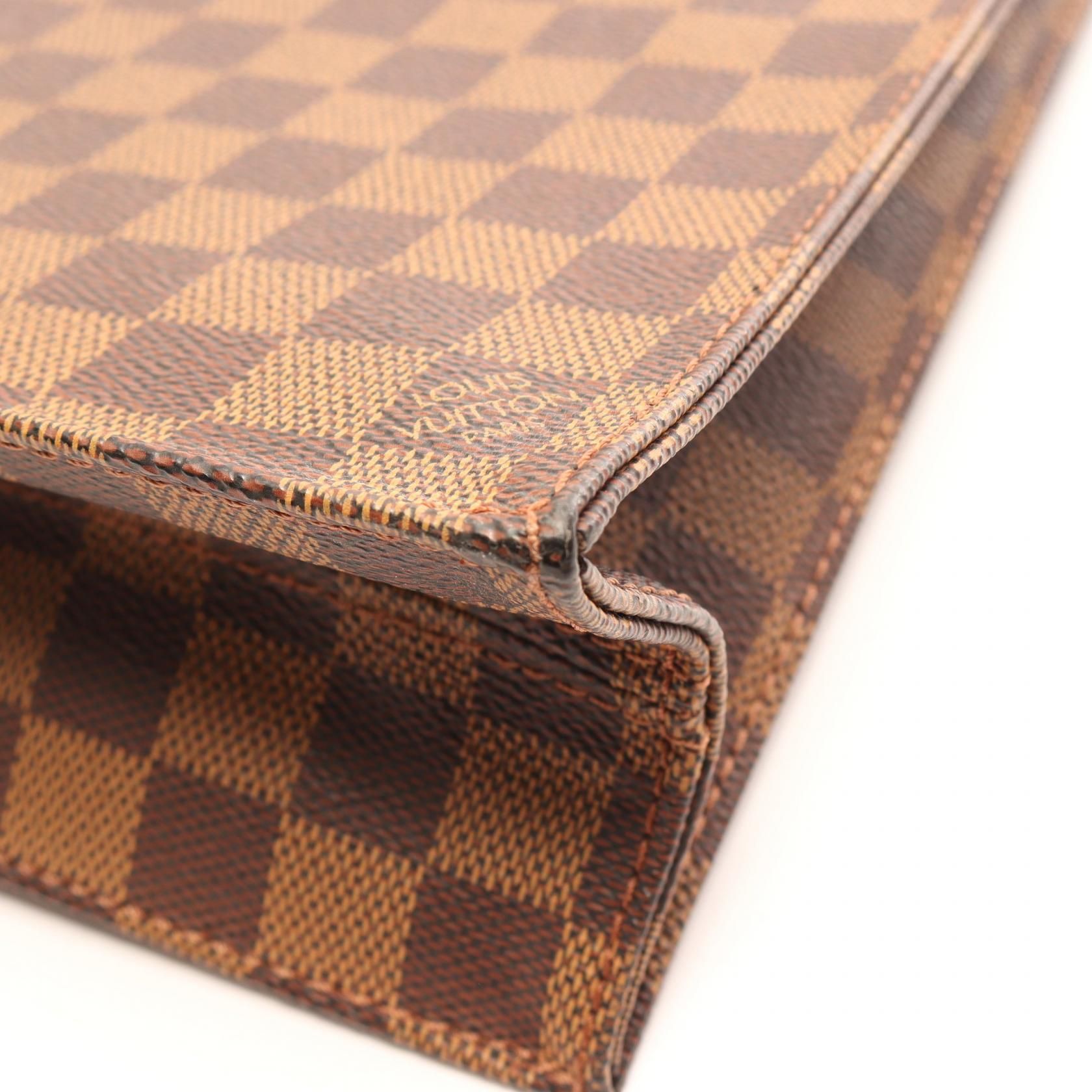 Damier Ebene Sac Plat — view 8