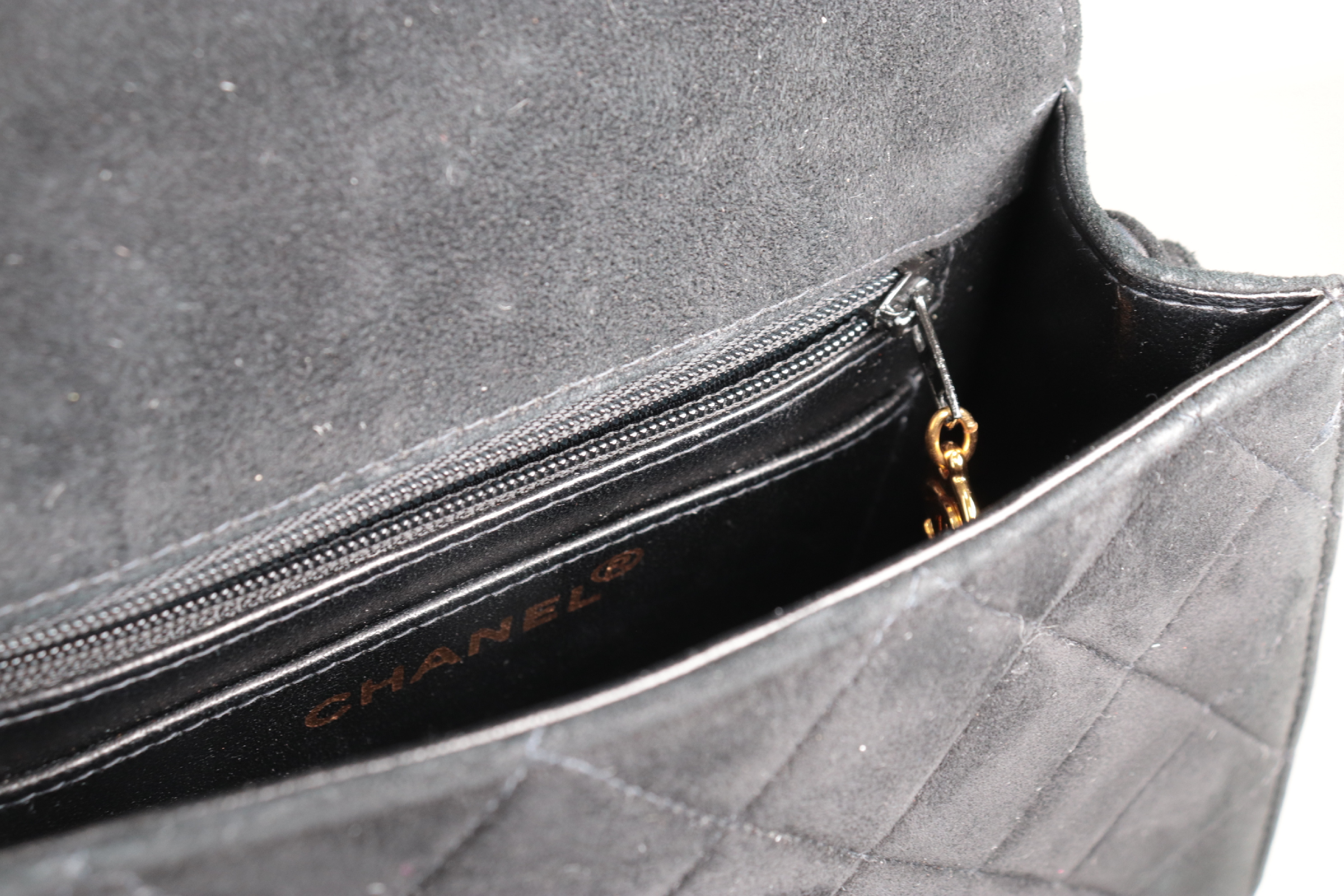 Turnlock Suede Handbag (Serial No. 5) — view 4