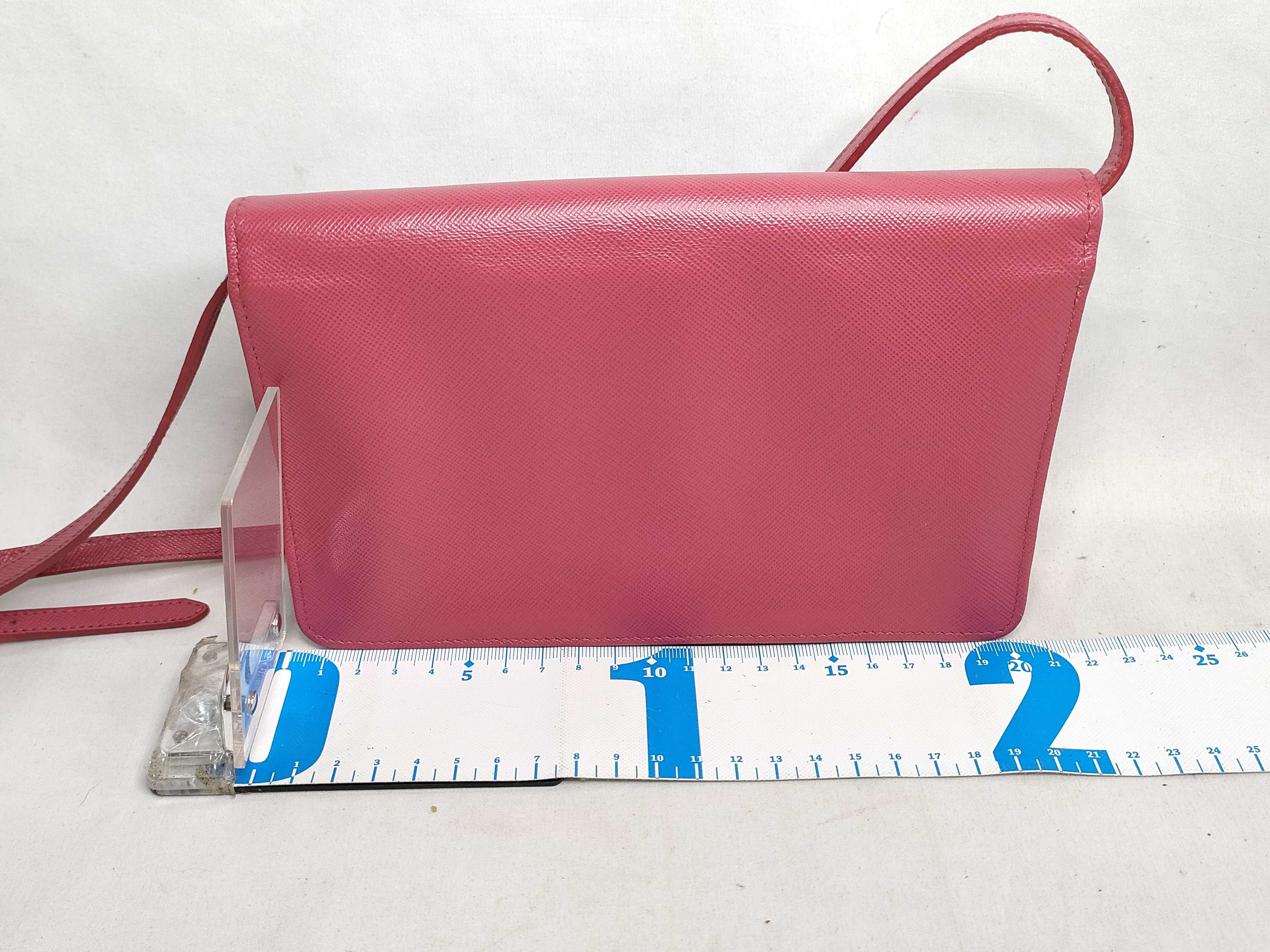 Saffiano Shoulder Wallet Shoulder Bag — view 2