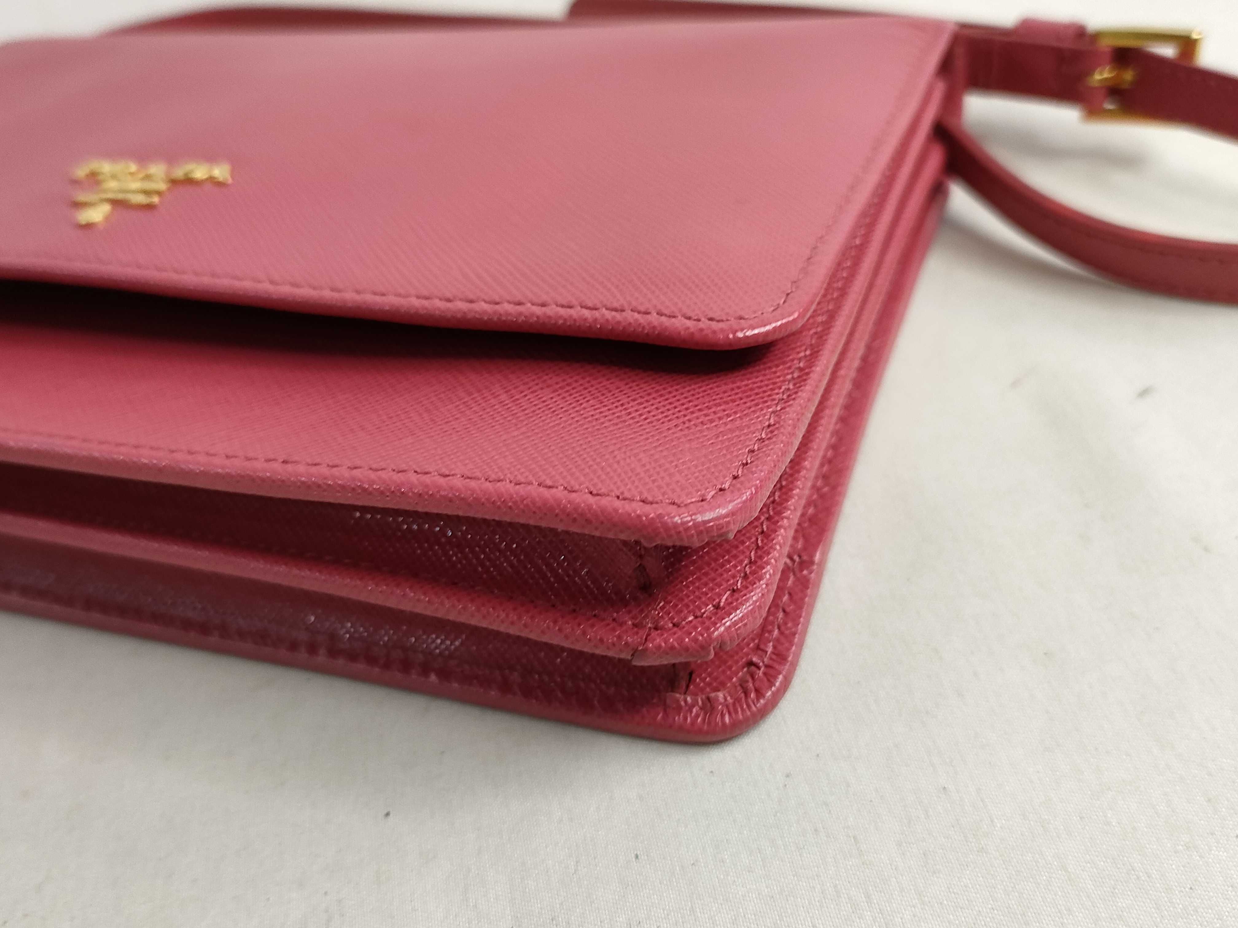 Saffiano Shoulder Wallet Shoulder Bag — view 6