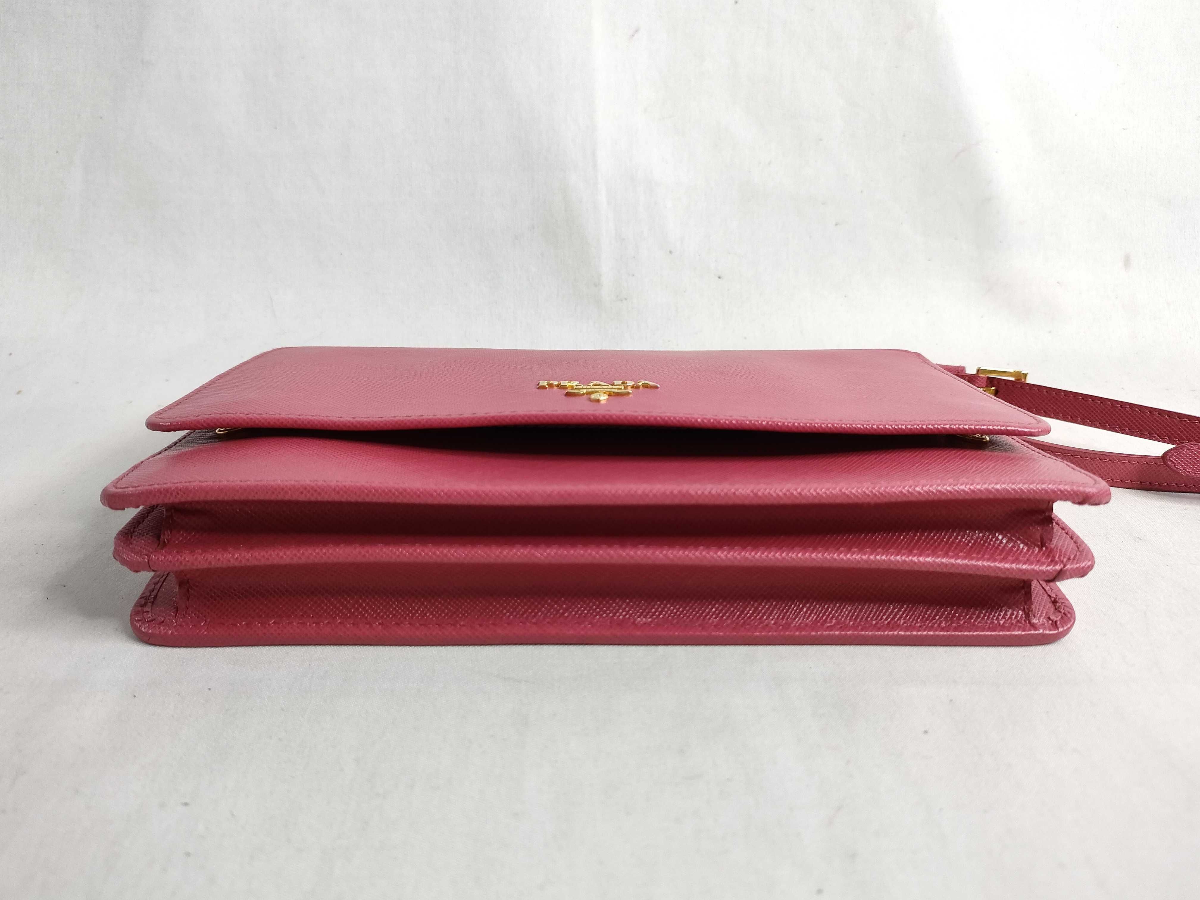 Saffiano Shoulder Wallet Shoulder Bag — view 7