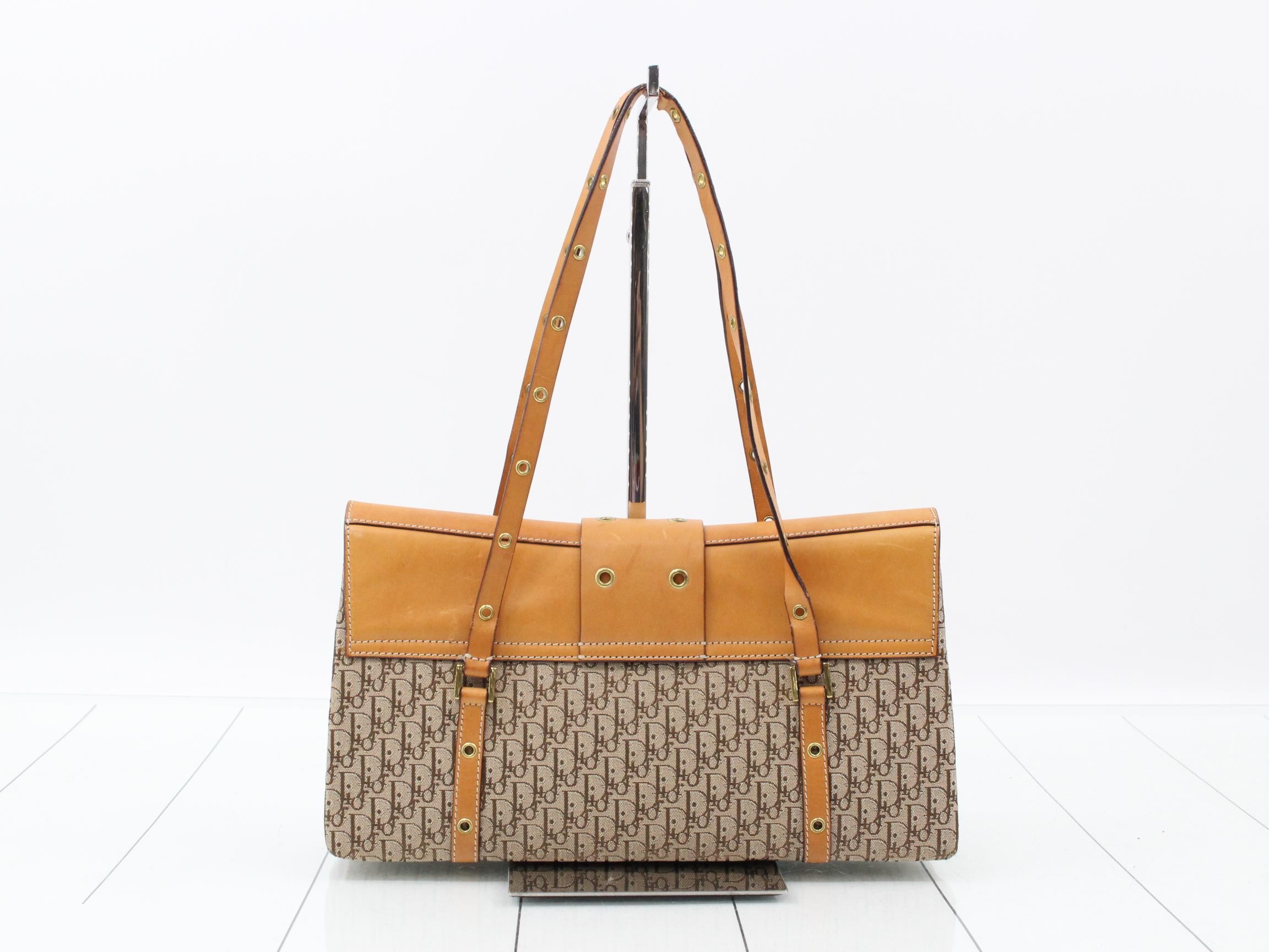 Street Chic Canvas/Leather Semi-Shoulder Bag — view 2