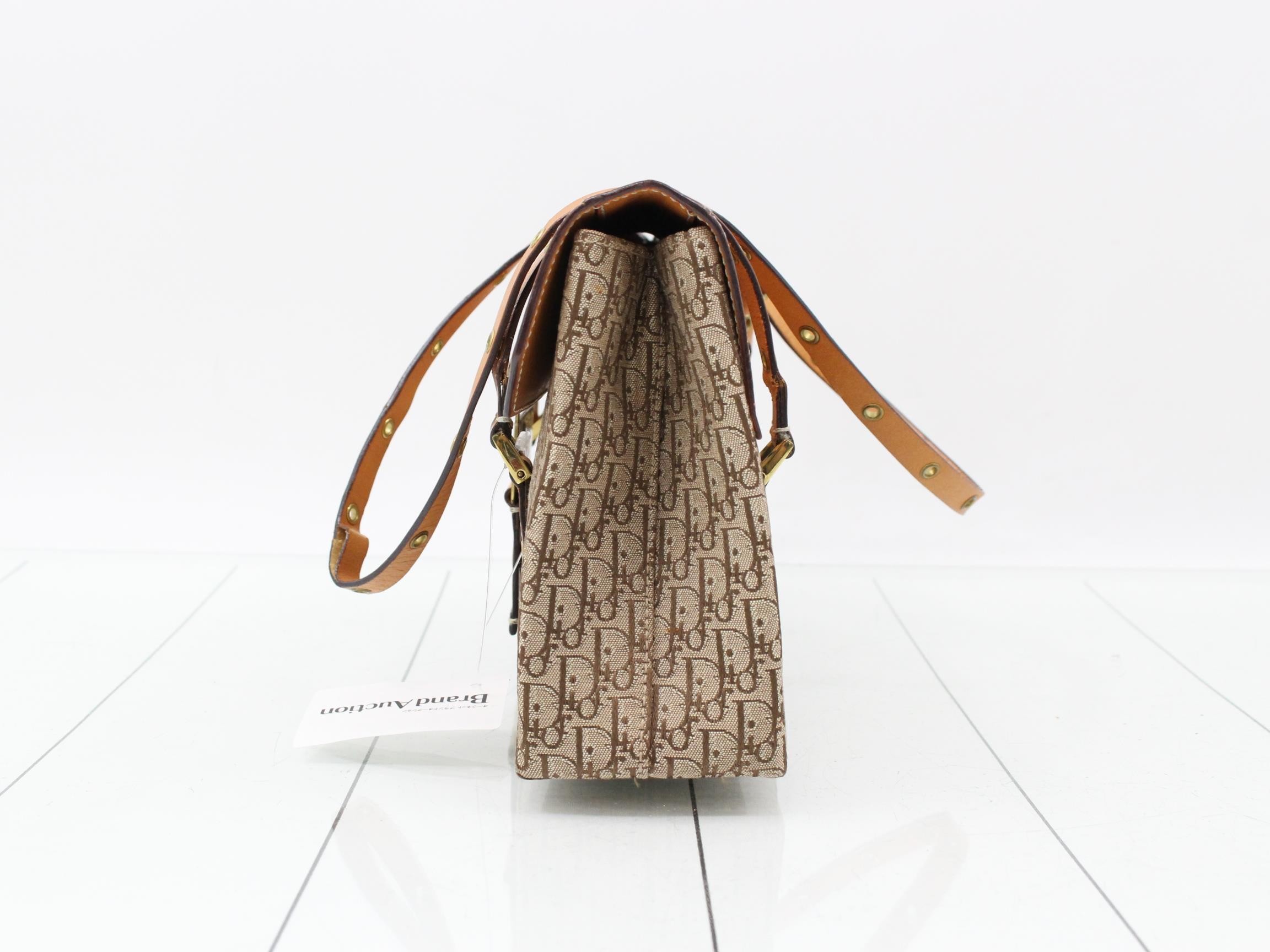 Street Chic Canvas/Leather Semi-Shoulder Bag — view 3