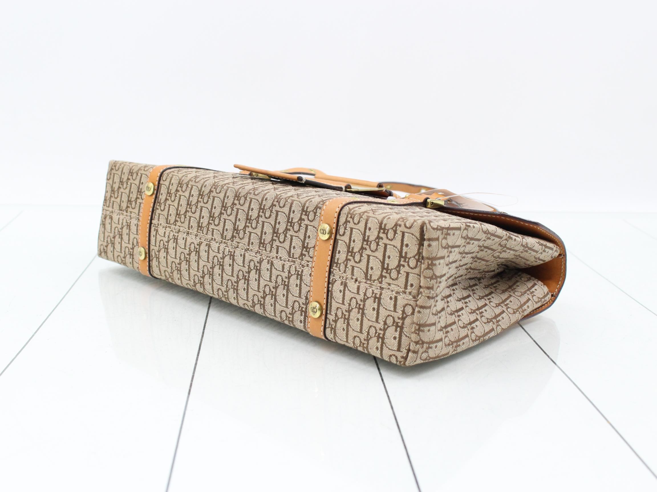 Street Chic Canvas/Leather Semi-Shoulder Bag — view 6