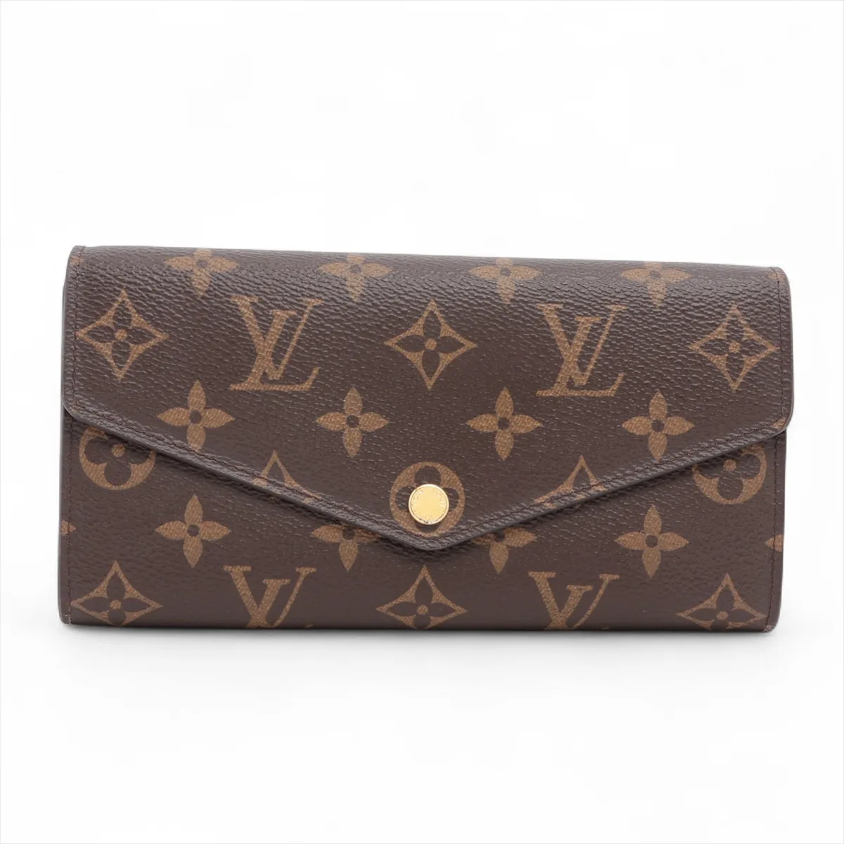 Monogram Portefeuille Sara M60531 CT4175 Brown Long Wallet with Initial
