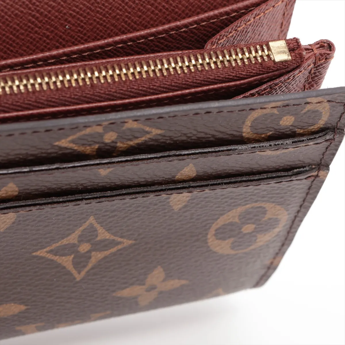 Monogram Portefeuille Sara M60531 CT4175 Brown Long Wallet with Initial — view 13