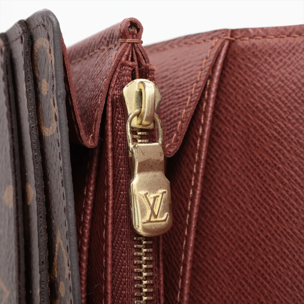 Monogram Portefeuille Sara M60531 CT4175 Brown Long Wallet with Initial — view 10