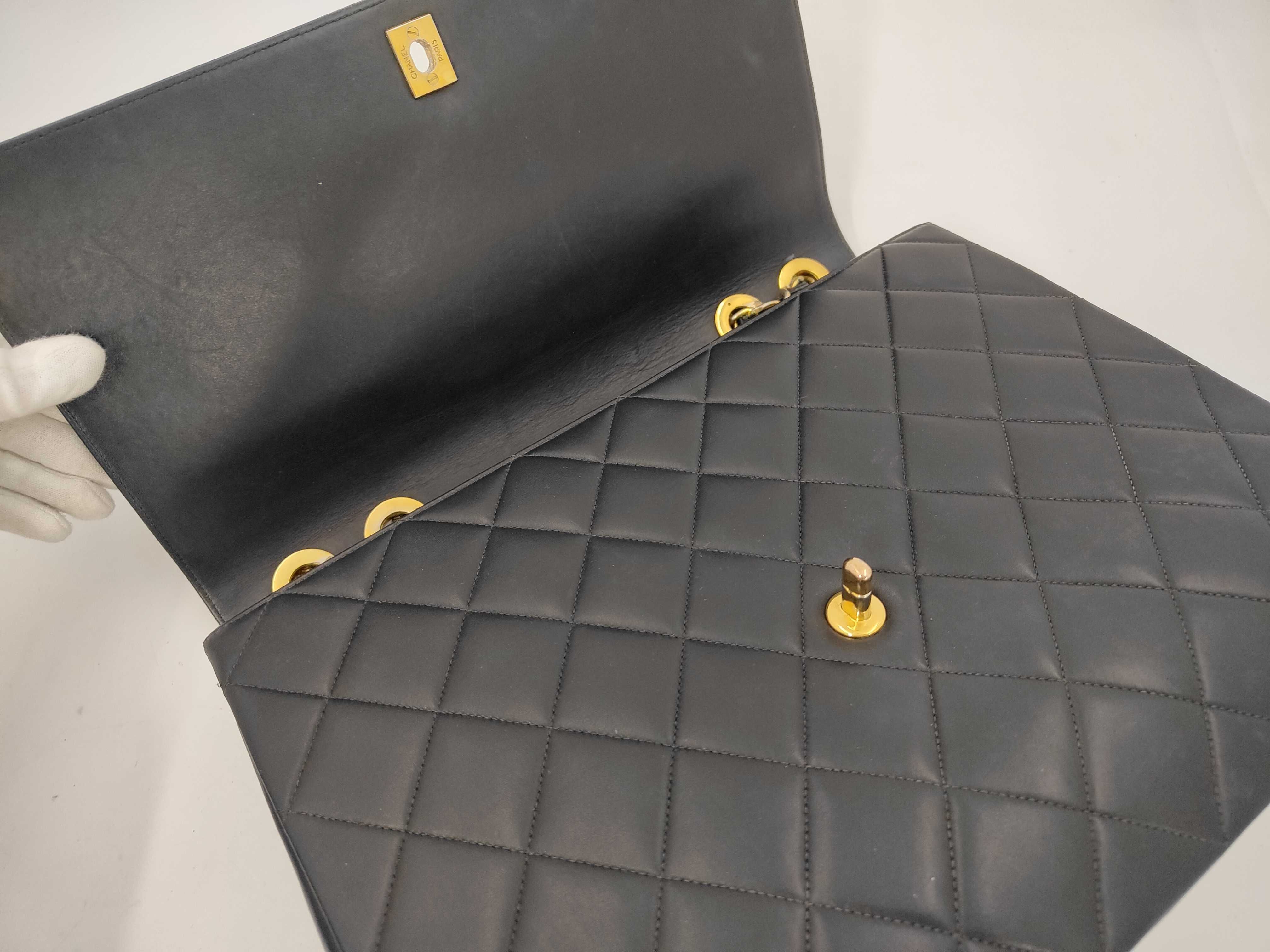 Matelassé Large Coco Tote Bag (Serial Number 2, Gold Hardware, Chain) [Card and Seal Included] — view 7