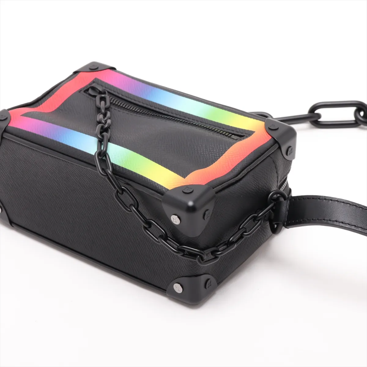Taiga Rainbow Mini Soft Trunk M30351 Black (RFID detected) — view 3
