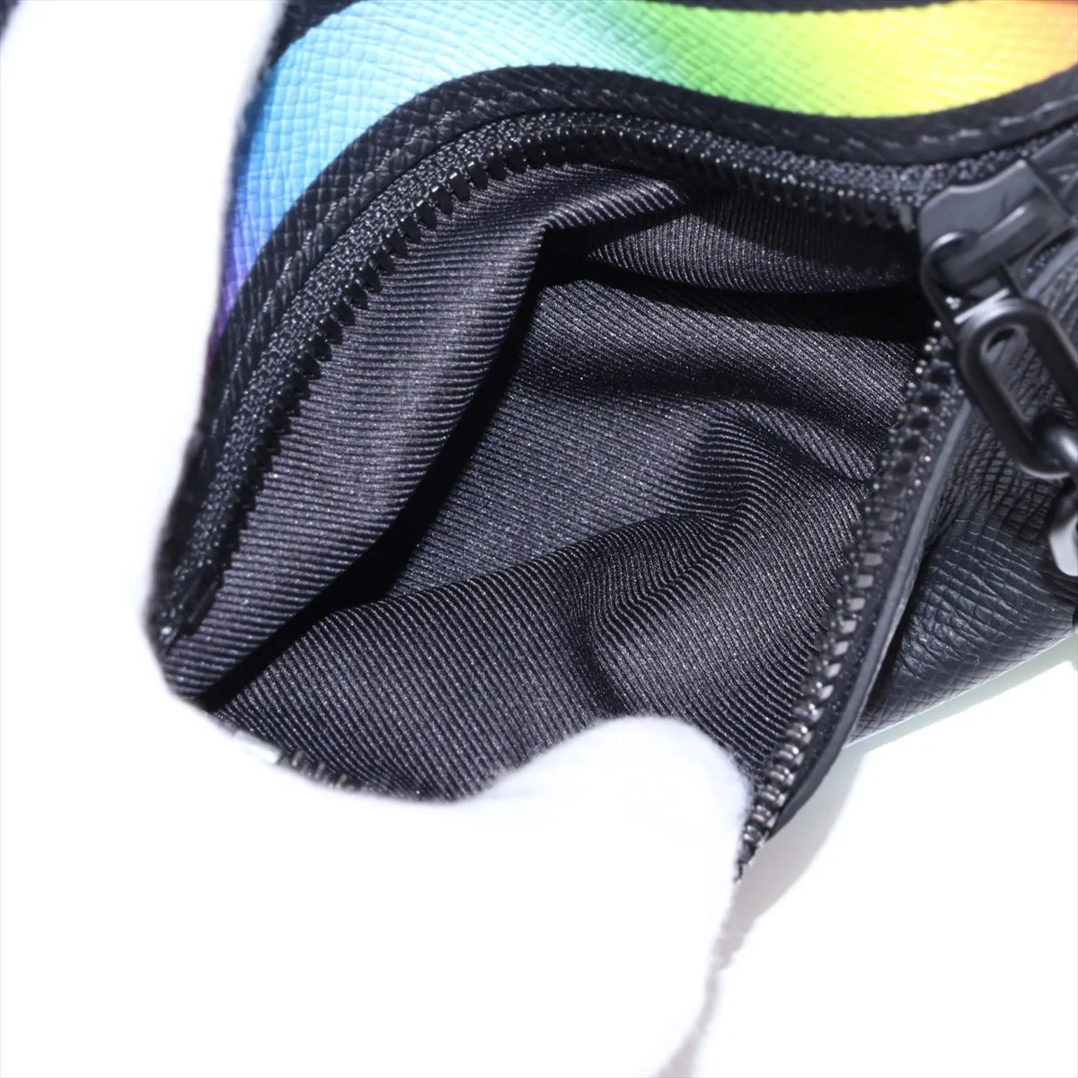 Taiga Rainbow Mini Soft Trunk M30351 Black (RFID detected) — view 8