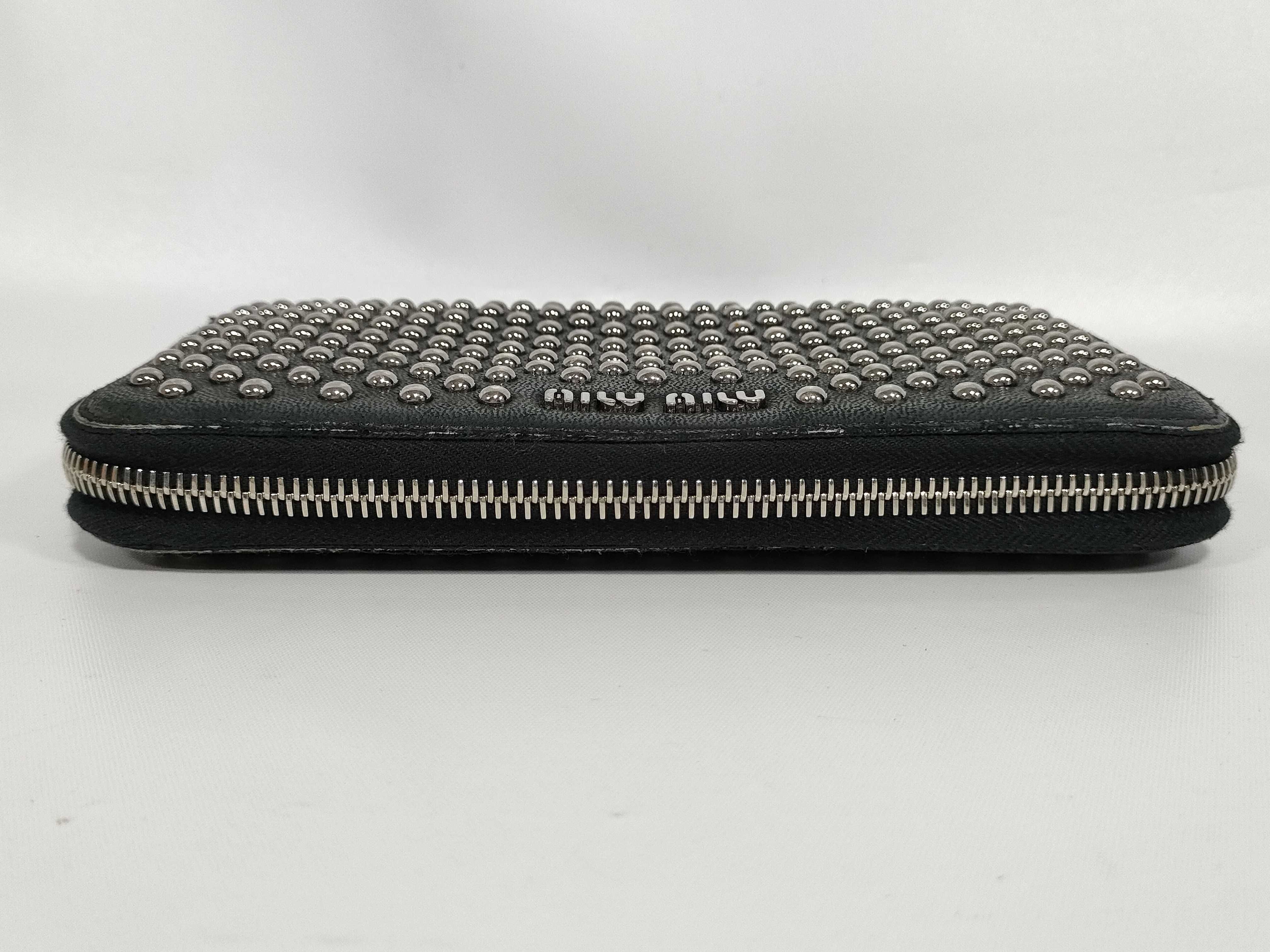 【20% UP】MIUMIU Studded Long Wallet — view 7