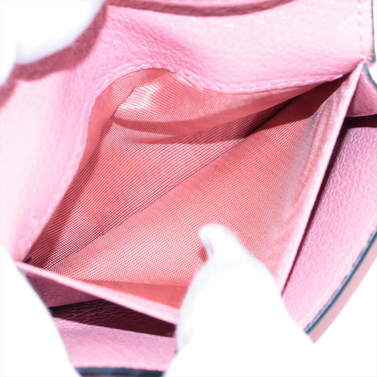 5MC011 Leather Card Case Pink — view 5