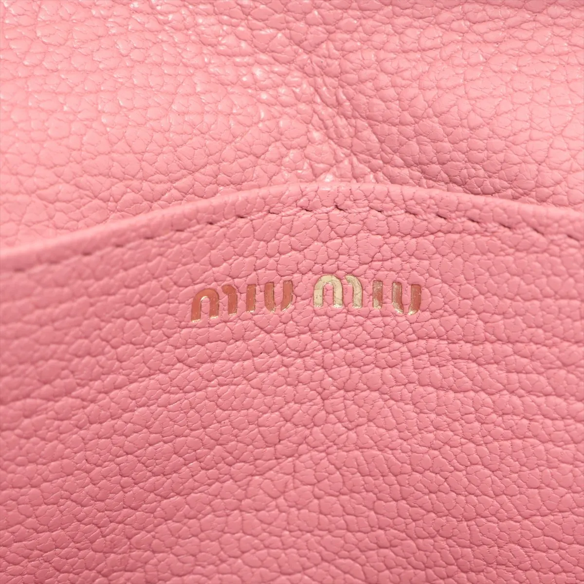 5MC011 Leather Card Case Pink — view 8
