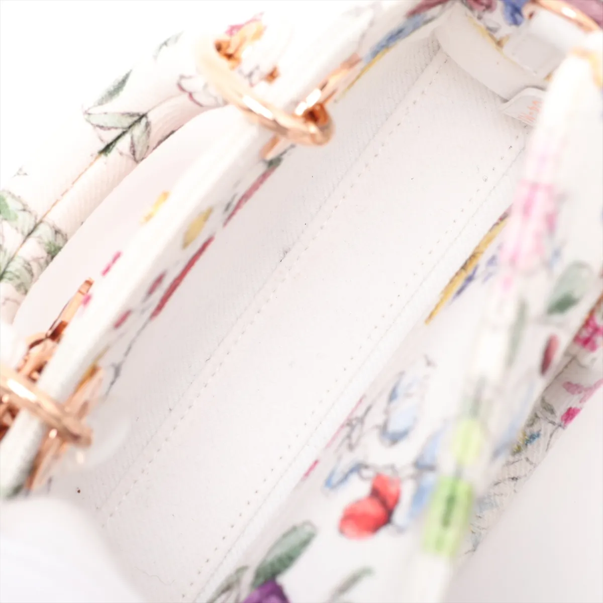 Lady D Joy Micro Canvas x Beads 2-Way Handbag, Multicolor — view 8