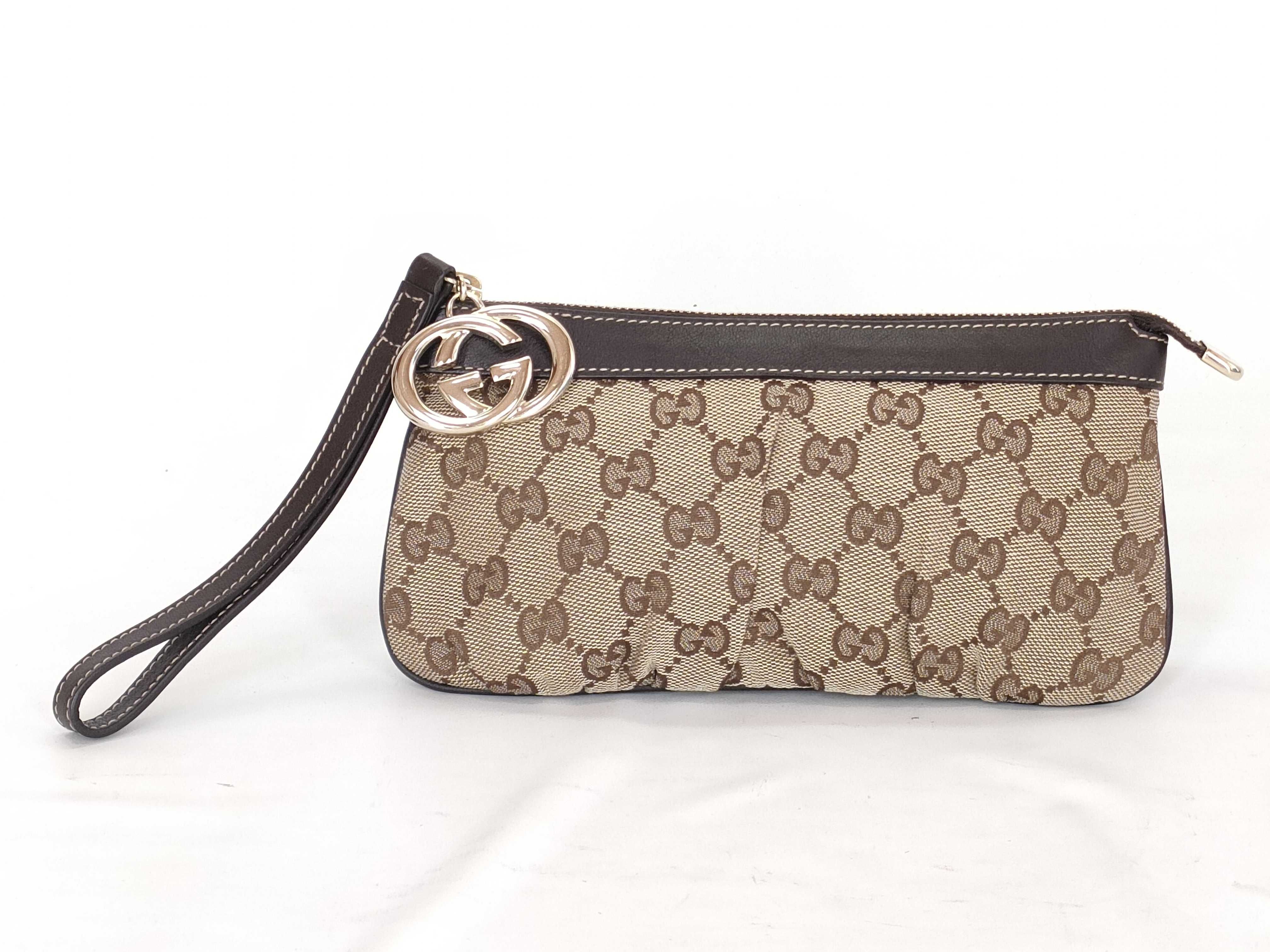 GG Canvas Interlocking G Pouch 212203 Pouch