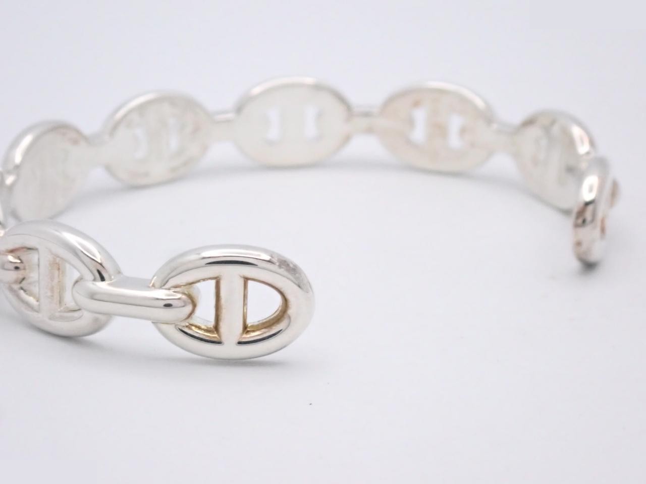 SV925/22.3g Chaine d'Ancre Enchainée Bangle ST — view 3