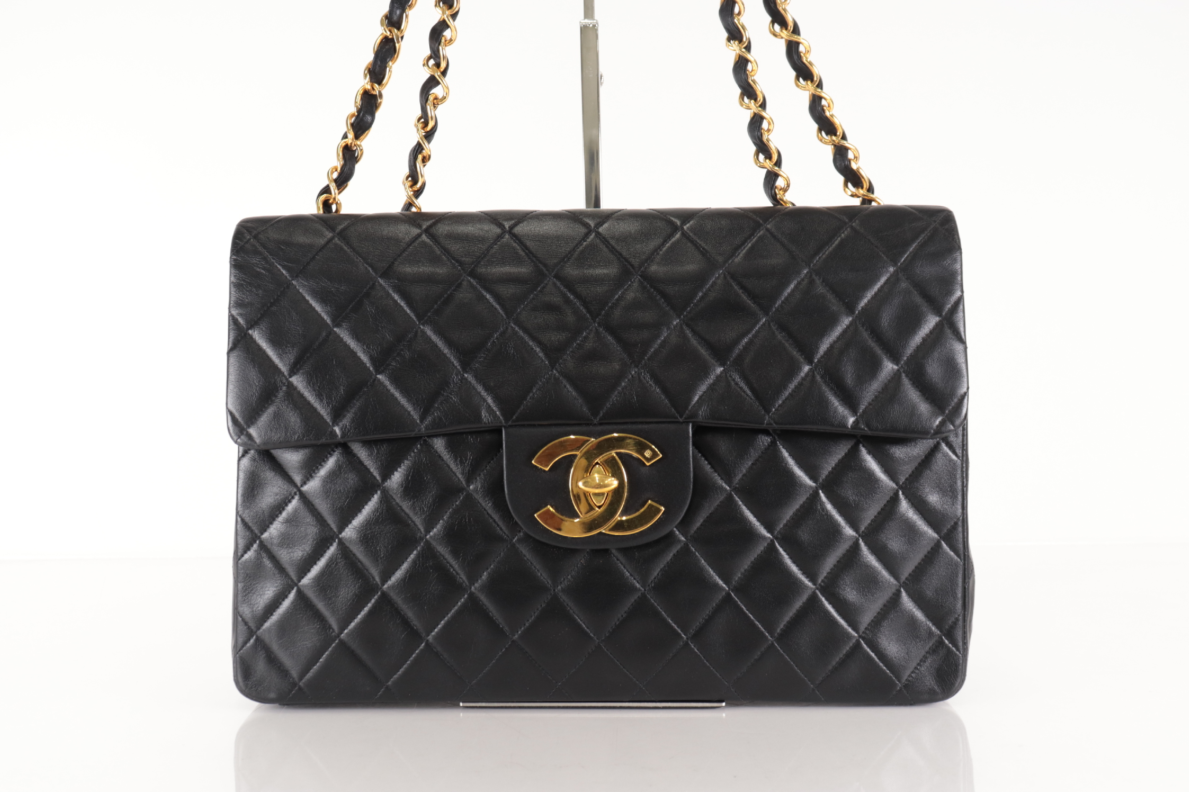 Large Matelassé Lambskin Chain Shoulder Bag (Series 2) — view 2