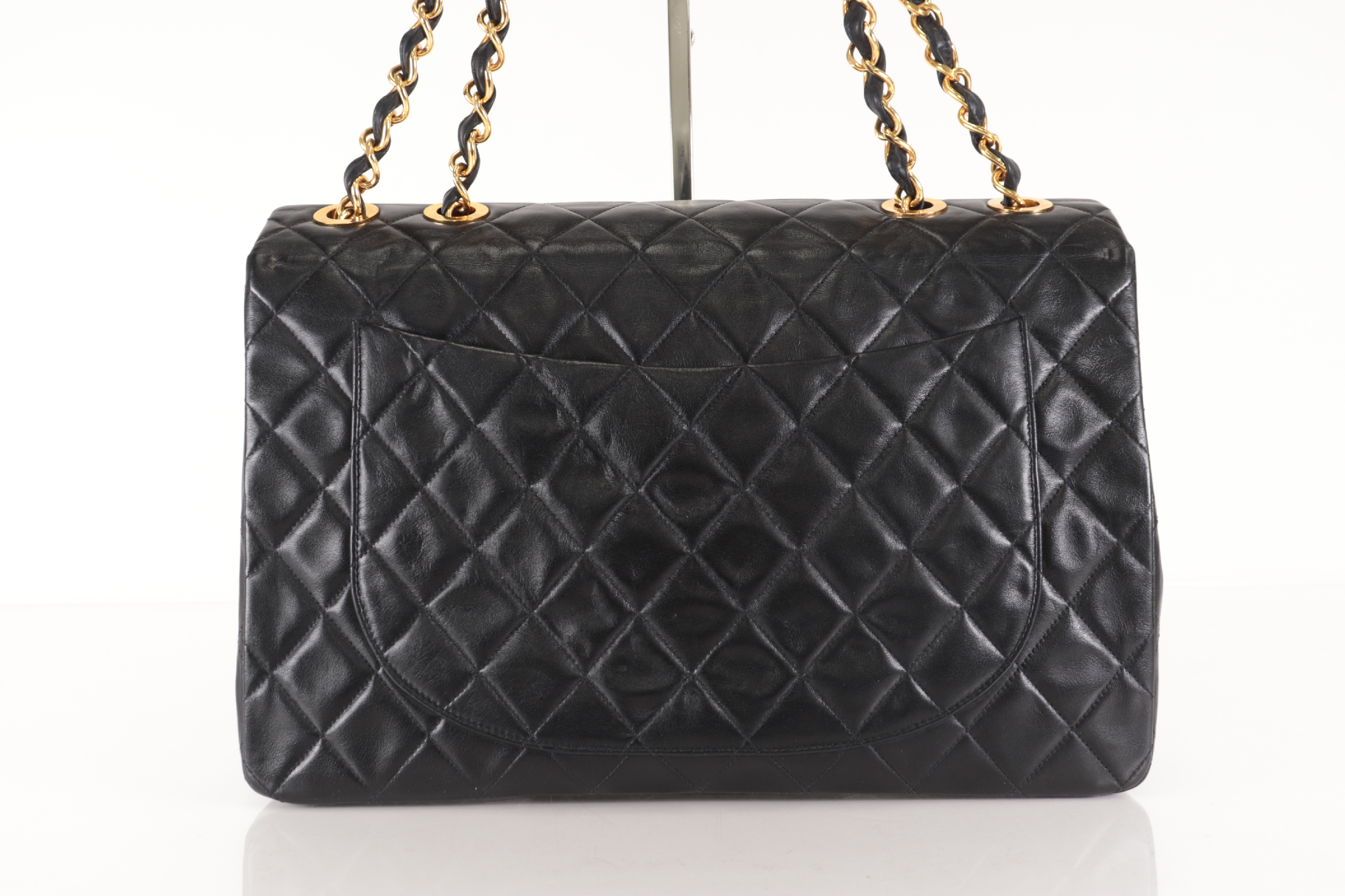 Large Matelassé Lambskin Chain Shoulder Bag (Series 2) — view 3