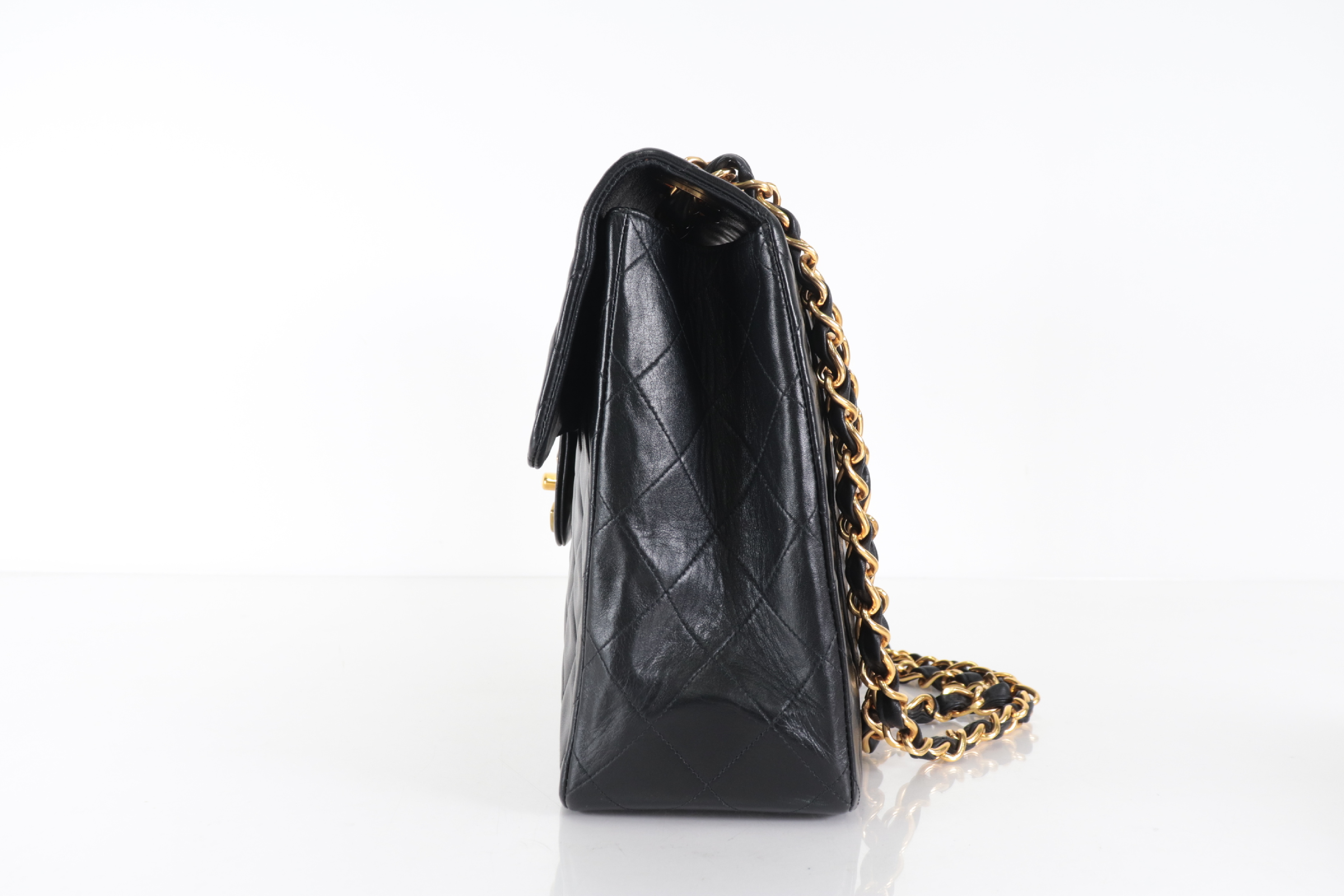 Large Matelassé Lambskin Chain Shoulder Bag (Series 2) — view 5