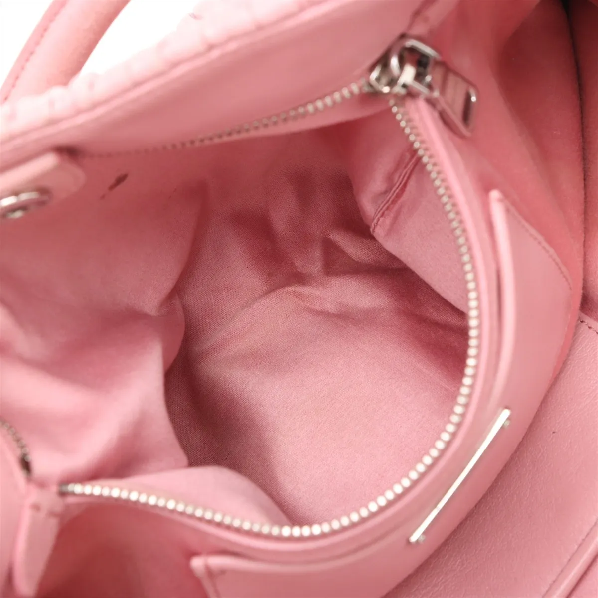 Nappa Crystal 5BE896 Leather 2-Way Handbag Pink — view 9