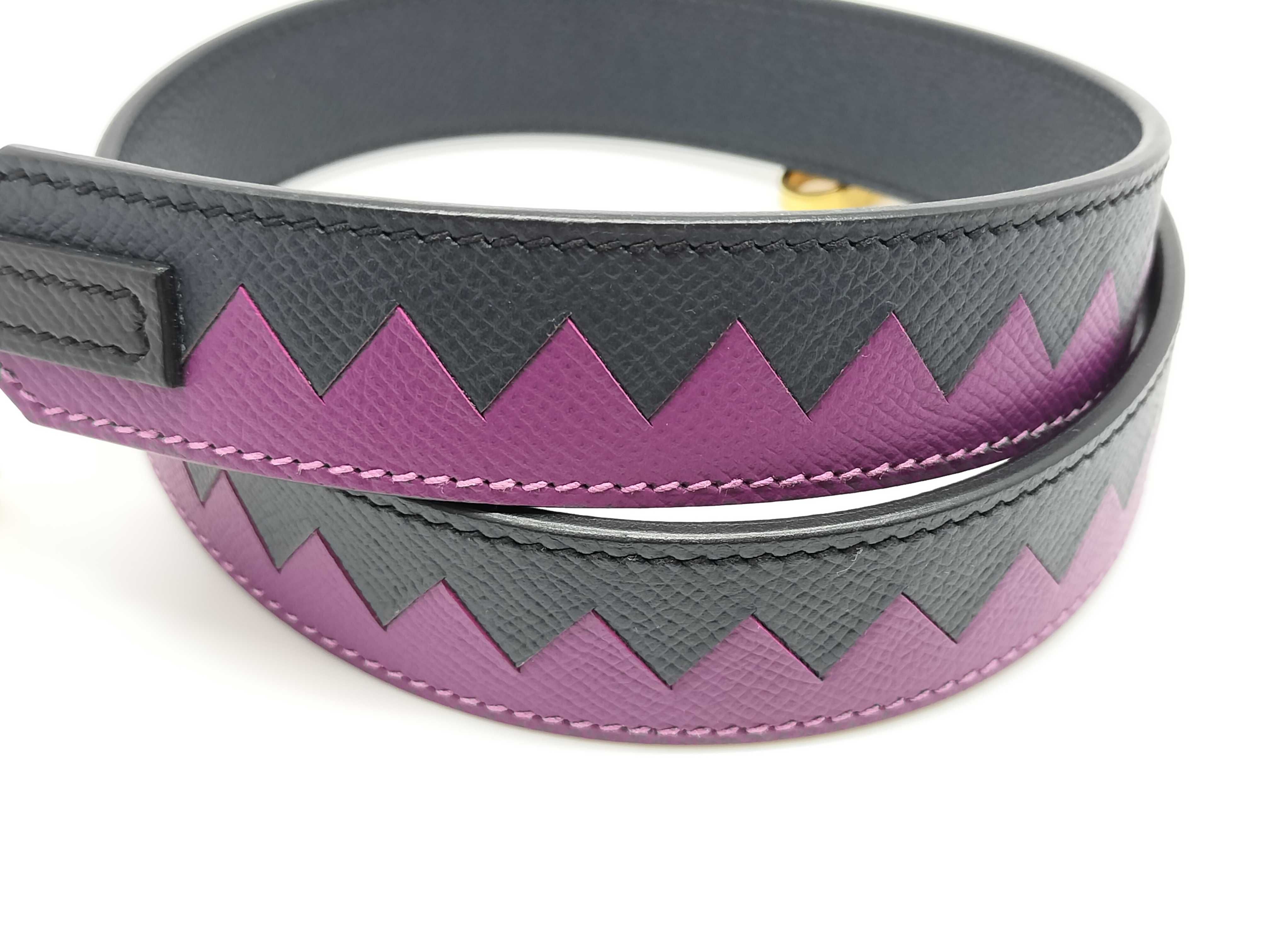 Bandoulière Tressage Cuir Au Galop Strap — view 9