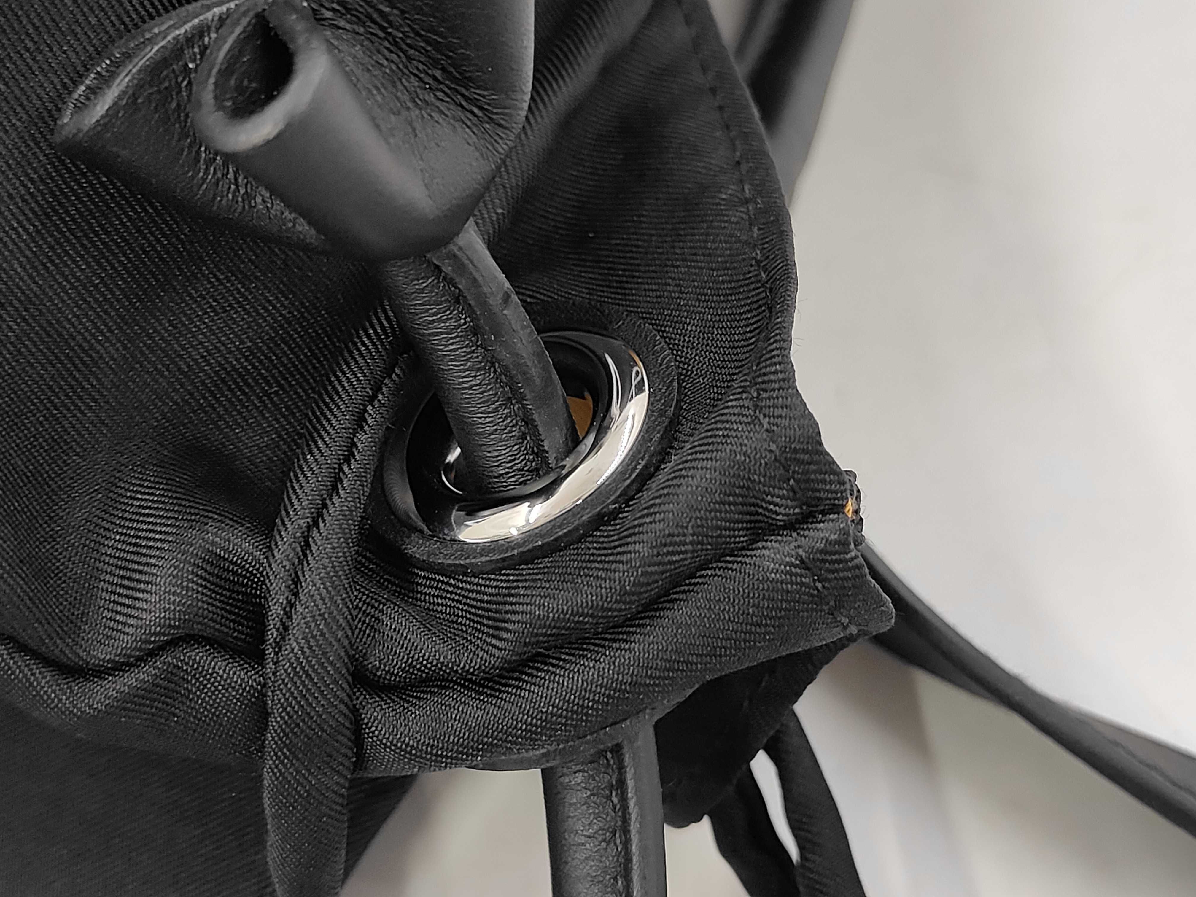 Silky City PM Chevaloscope Neon Silk Black Shoulder Bag — view 8