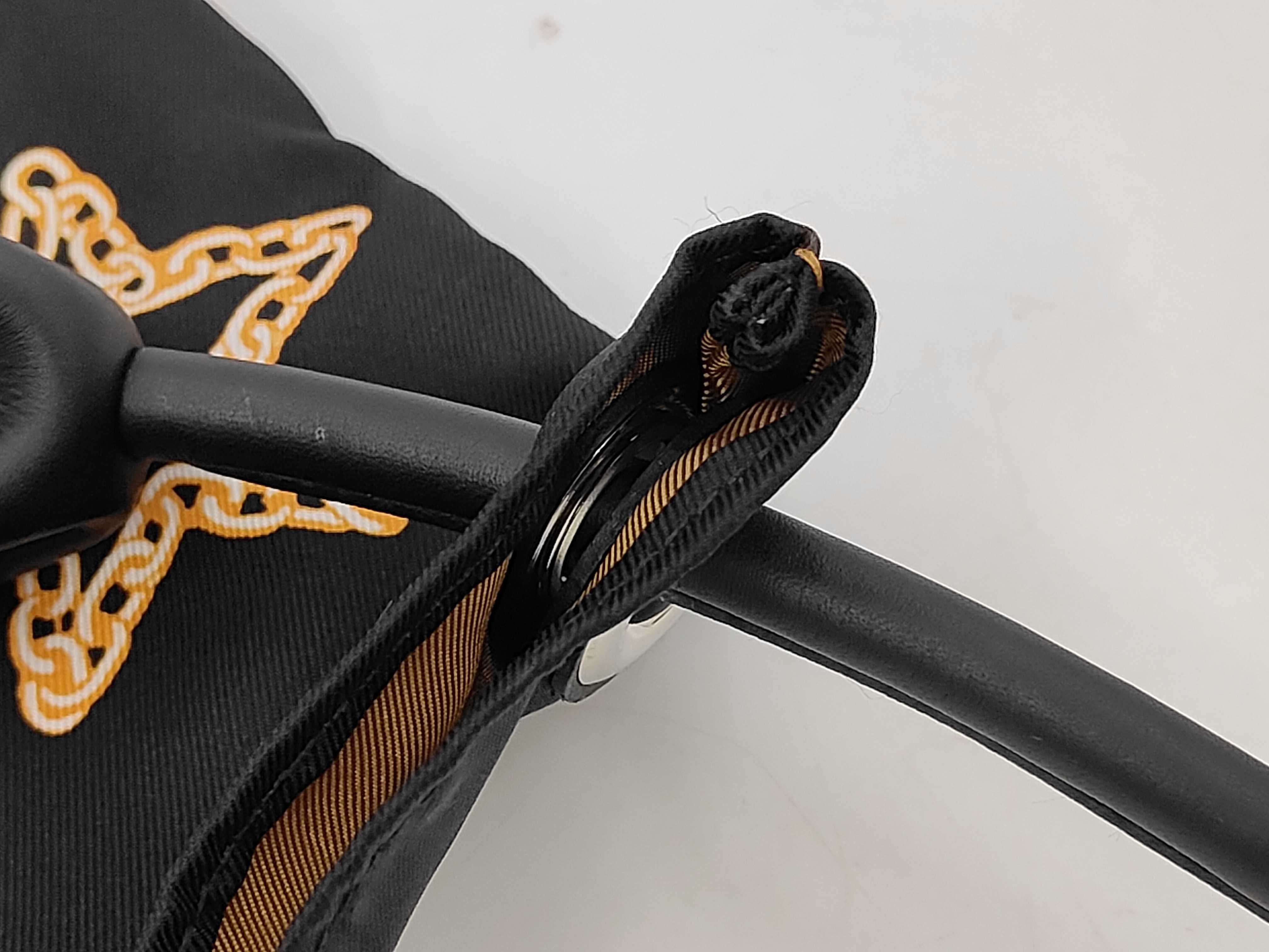 Silky City PM Chevaloscope Neon Silk Black Shoulder Bag — view 9