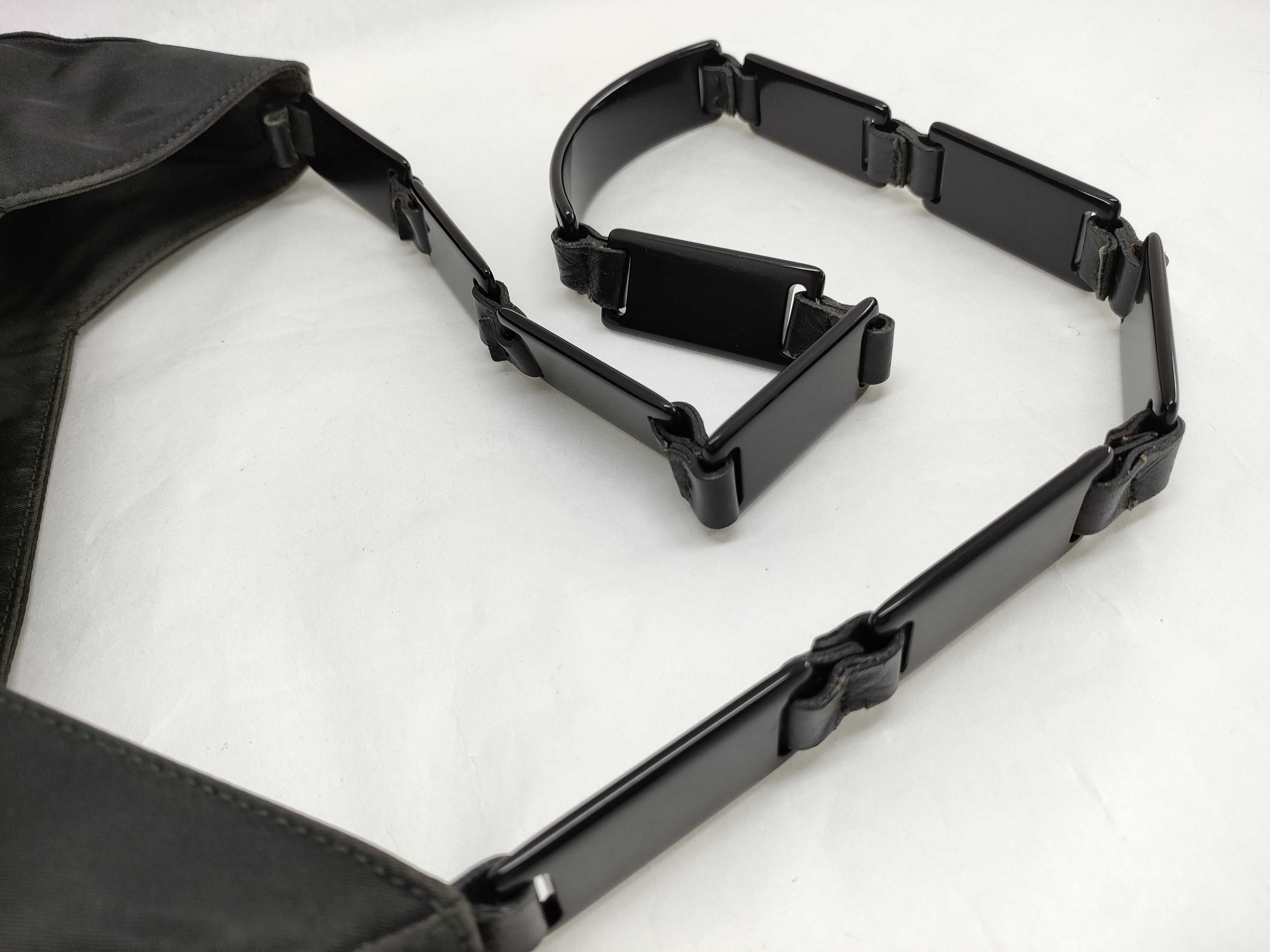 Nylon Prada Plate Shoulder Bag — view 3