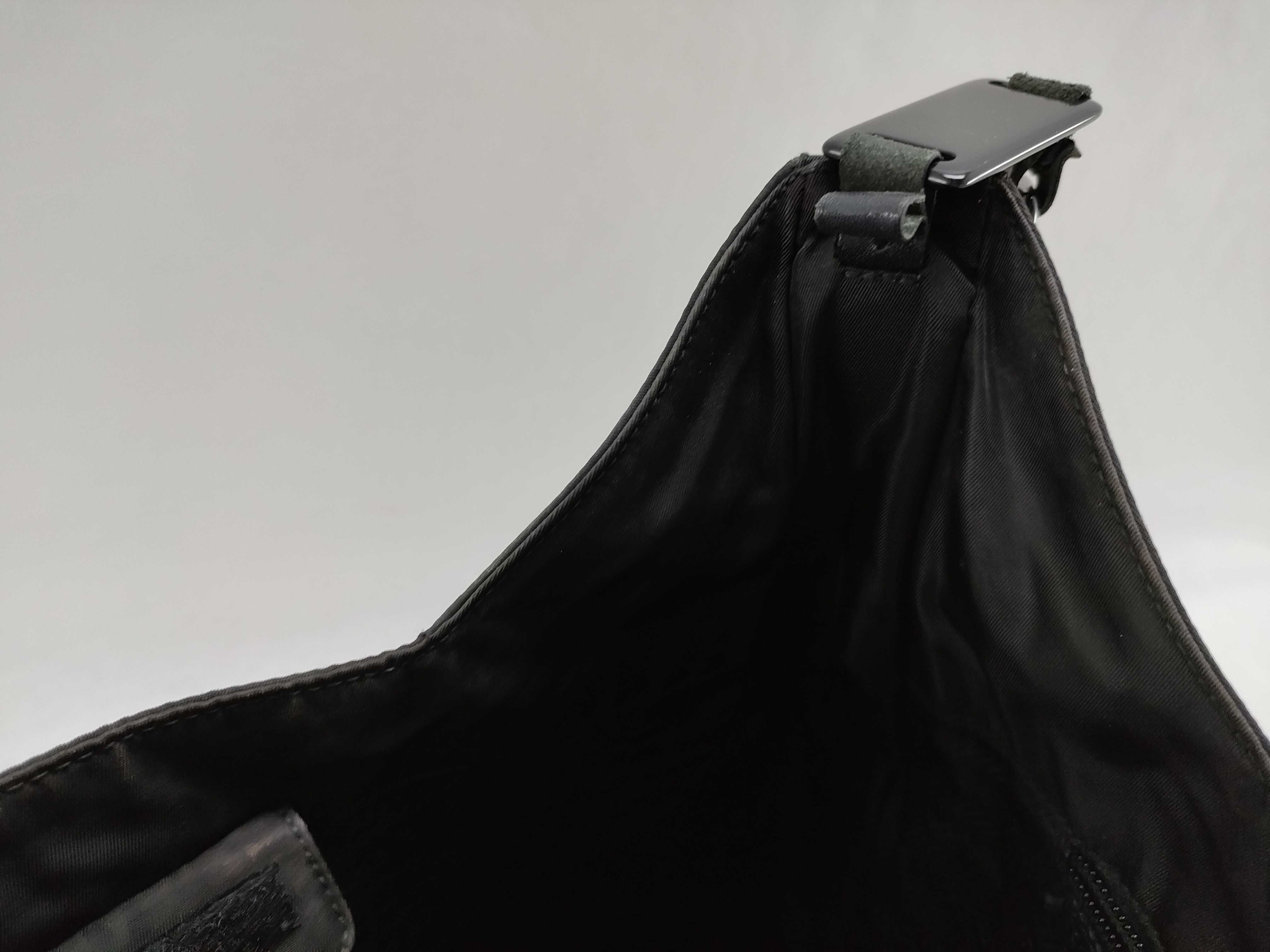 Nylon Prada Plate Shoulder Bag — view 8