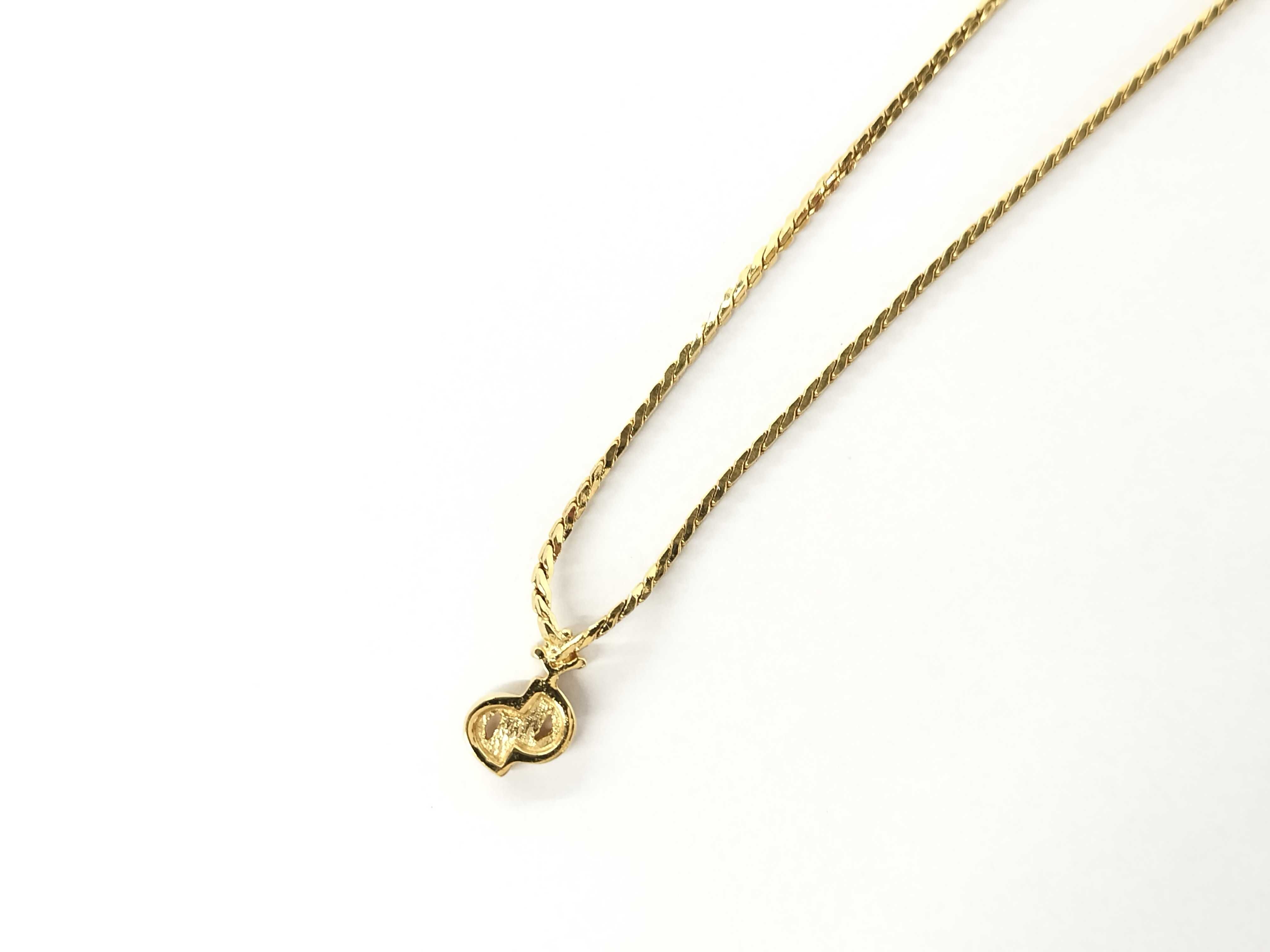 CD 1P Rhinestone Necklace — view 2