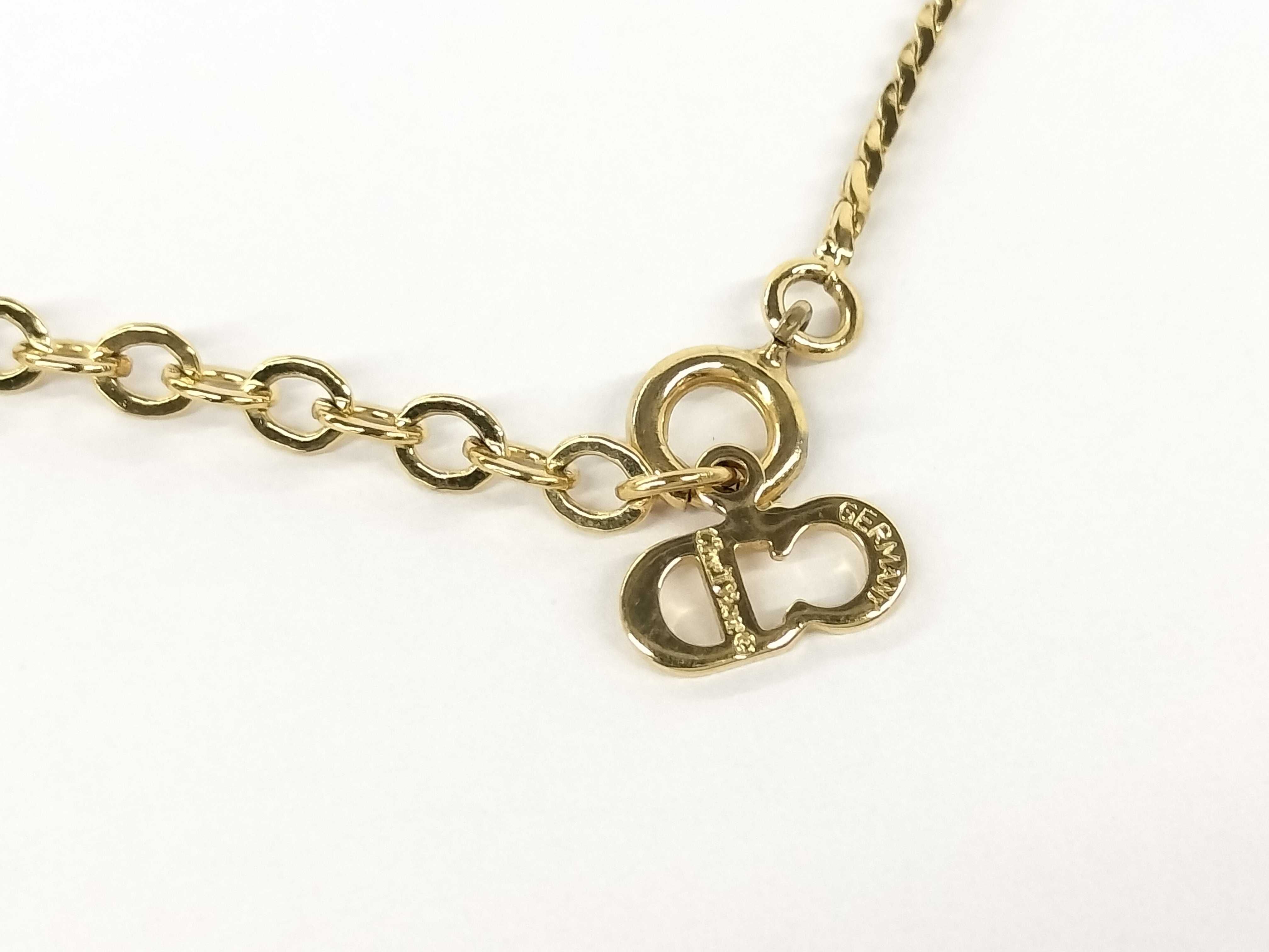 CD 1P Rhinestone Necklace — view 4