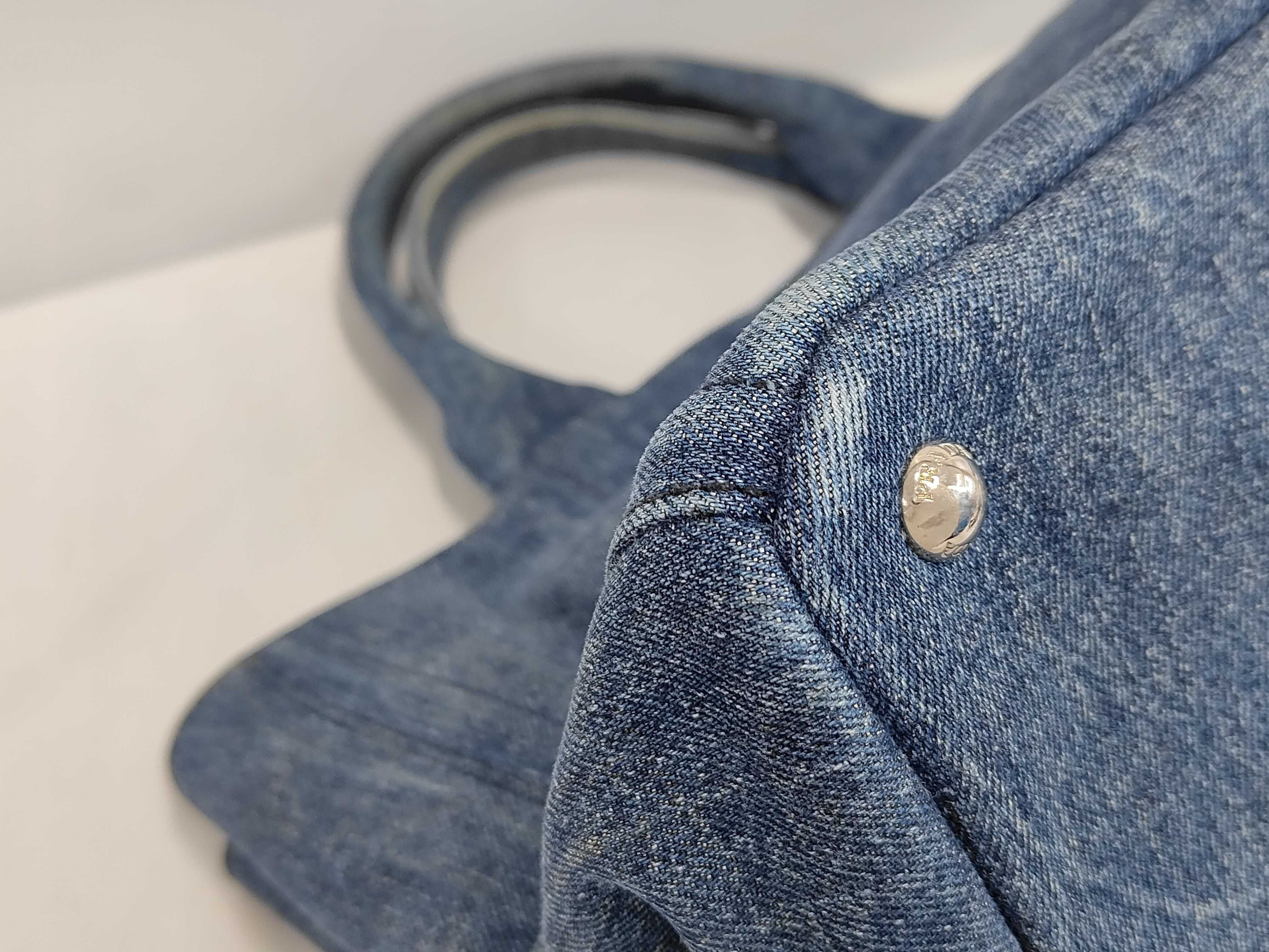 Canapa Bijou Denim Tote Bag — view 4