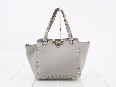 Other lines: Bags & Handbags, Rockstud, Leather, Gray