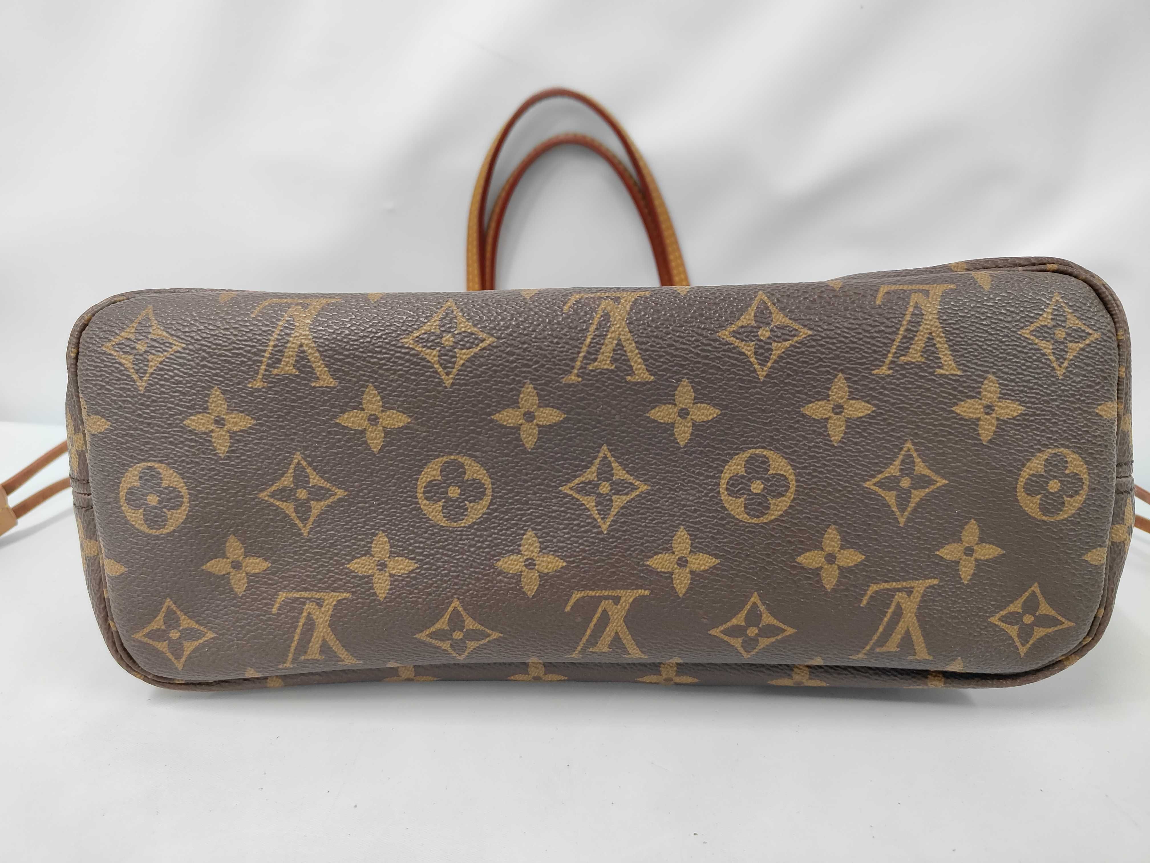 Monogram Neverfull PM Pivoine Gold Hardware with Pouch AR3109 Tote Bag — view 3