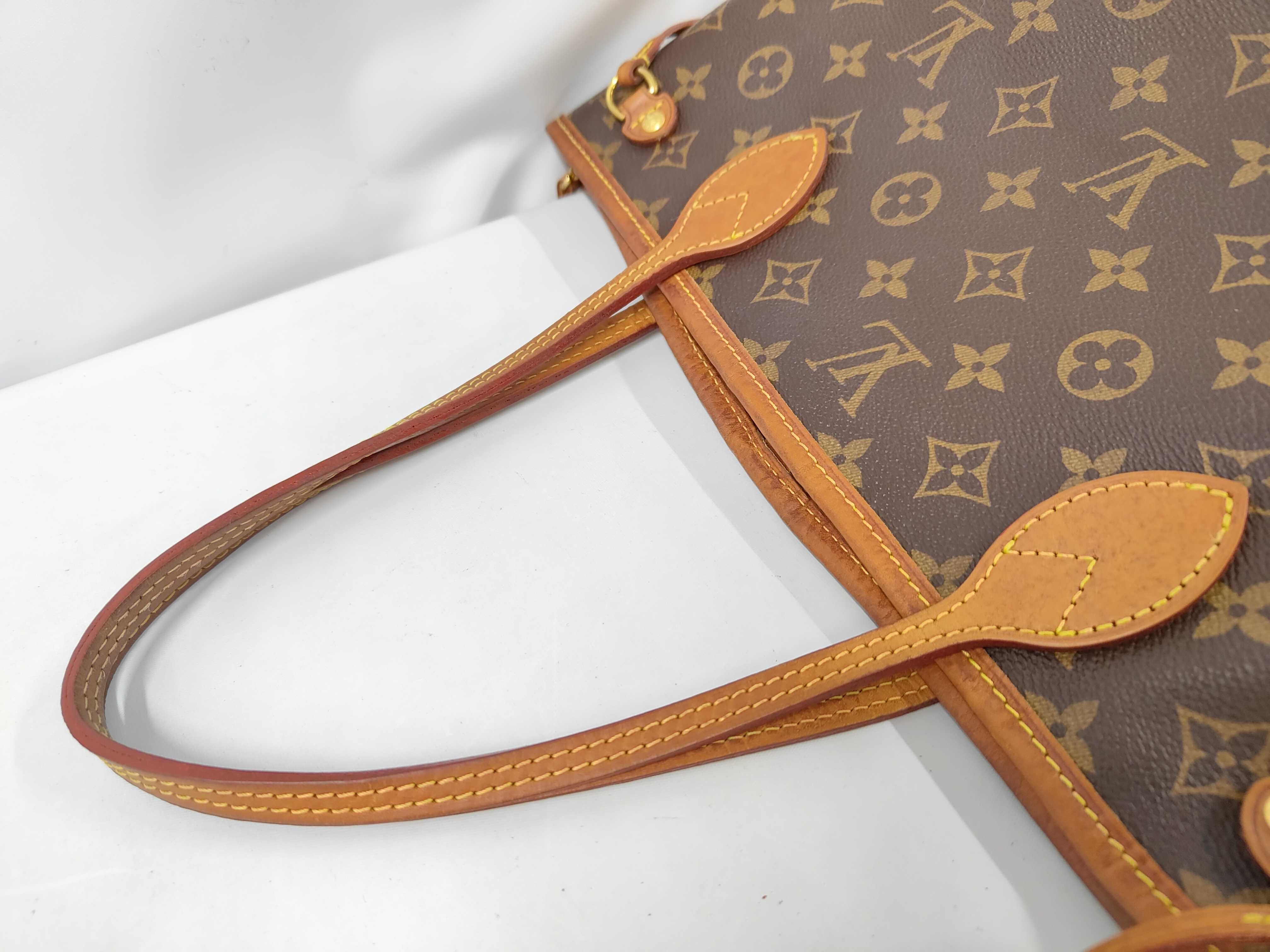 Monogram Neverfull PM Pivoine Gold Hardware with Pouch AR3109 Tote Bag — view 5