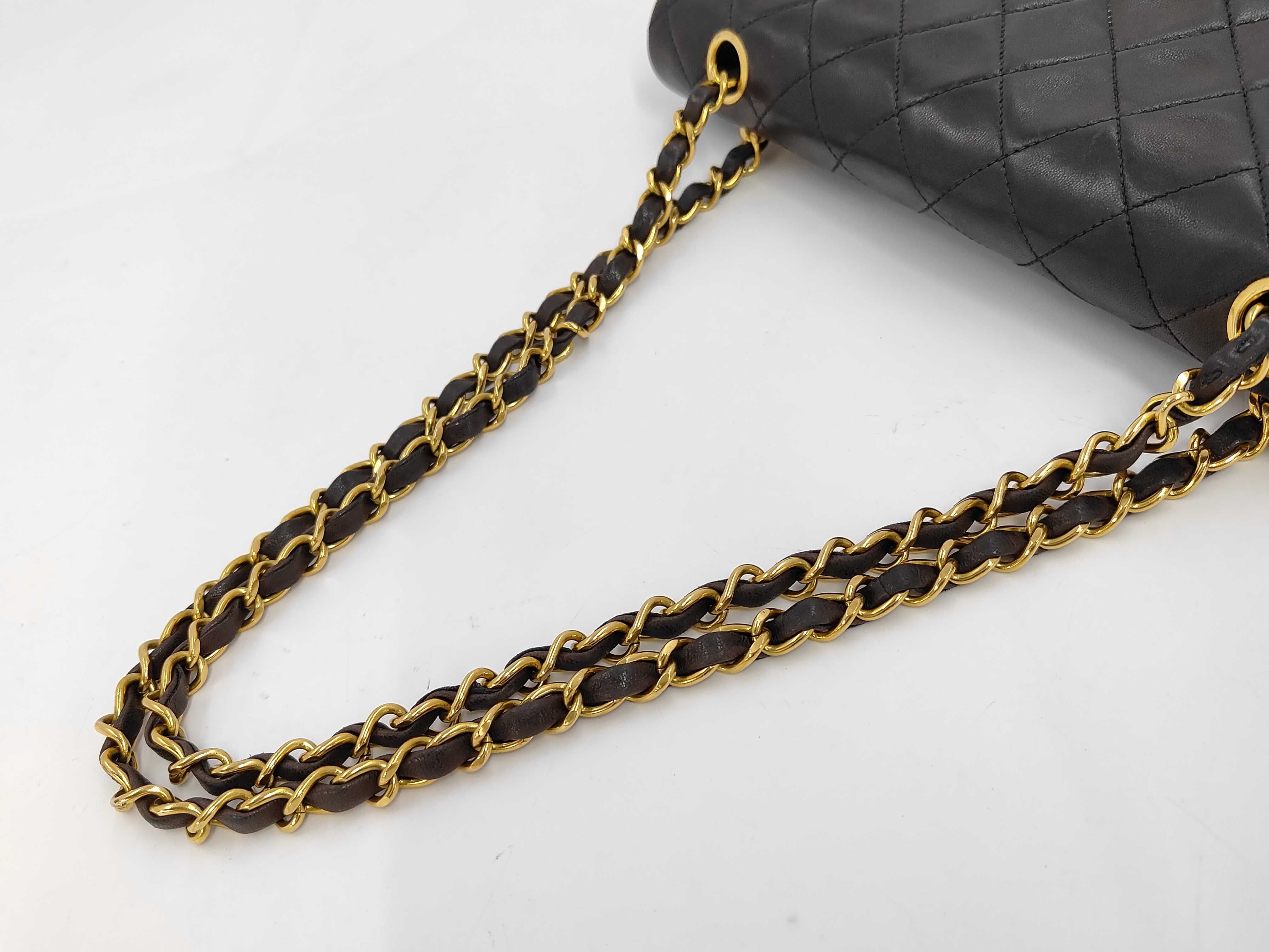 Matelassé 25 Lambskin Shoulder Bag with Gold Hardware, Black, WW 3221409 — view 3