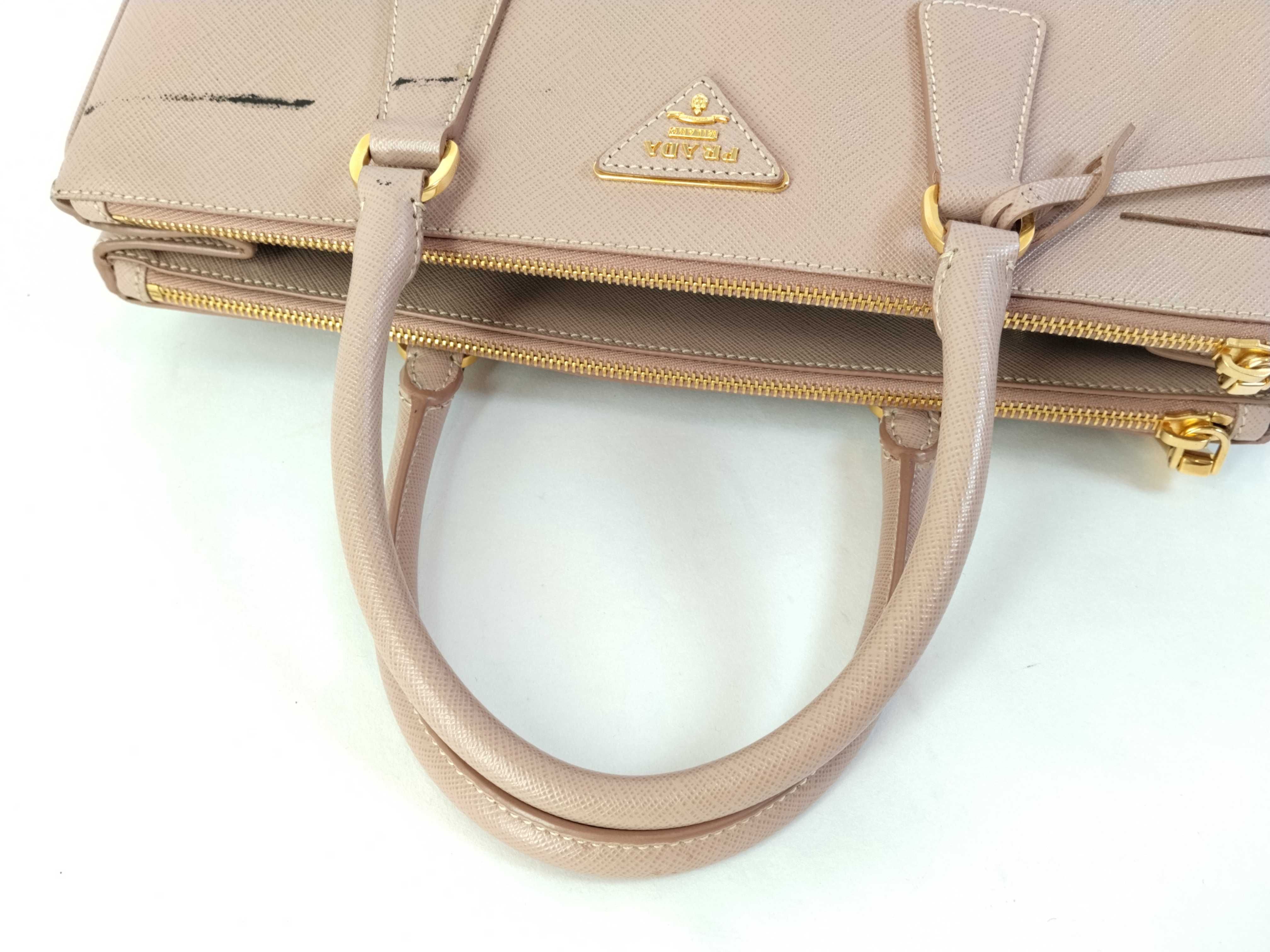 Galleria Saffiano 2-Way Handbag, Pink Beige — view 3