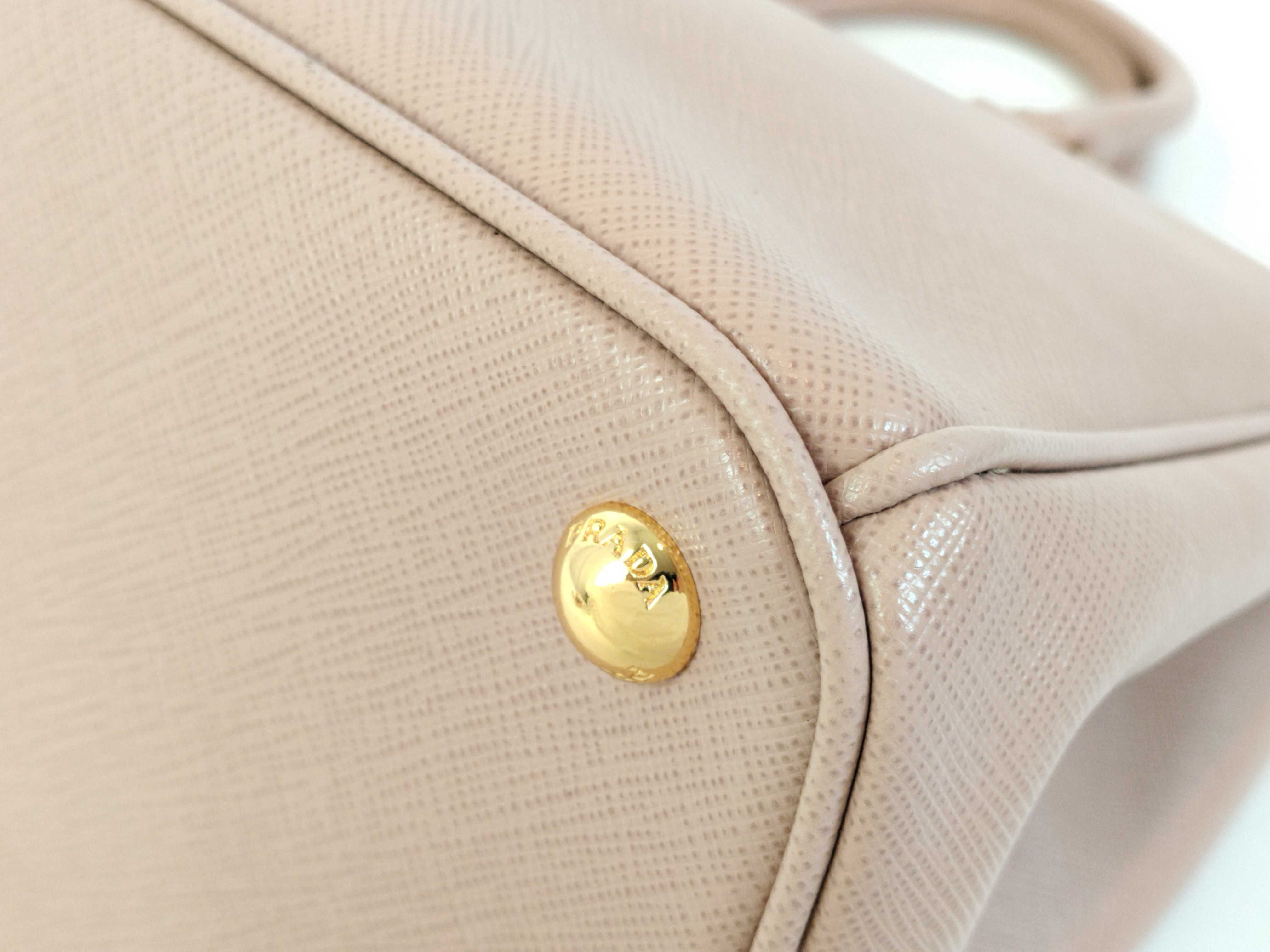Galleria Saffiano 2-Way Handbag, Pink Beige — view 7