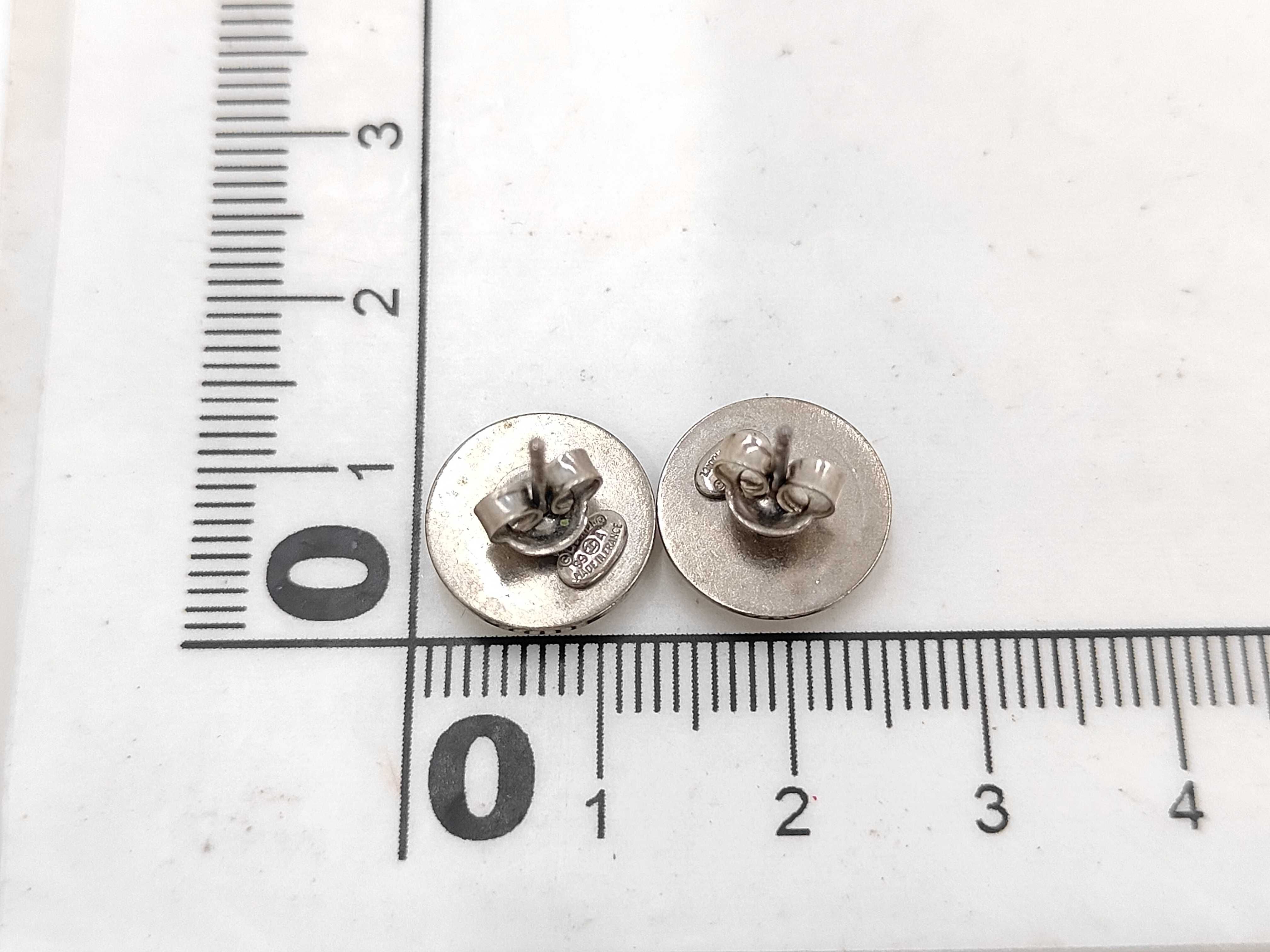 Coco Mark Round 99A Gold Silver (VO7562) Earrings — view 2