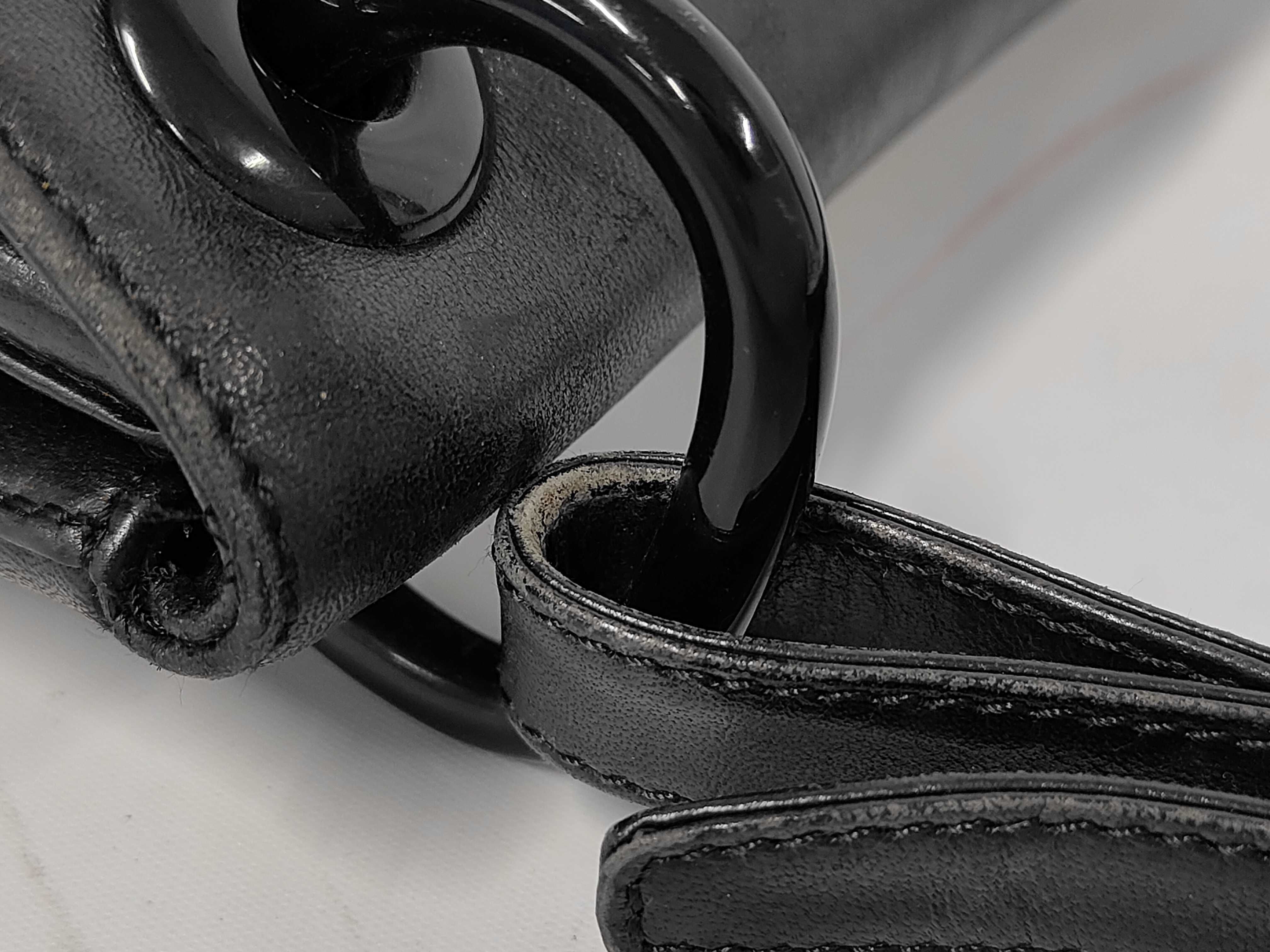 Leather Plastic Chain Shoulder Bag — view 5