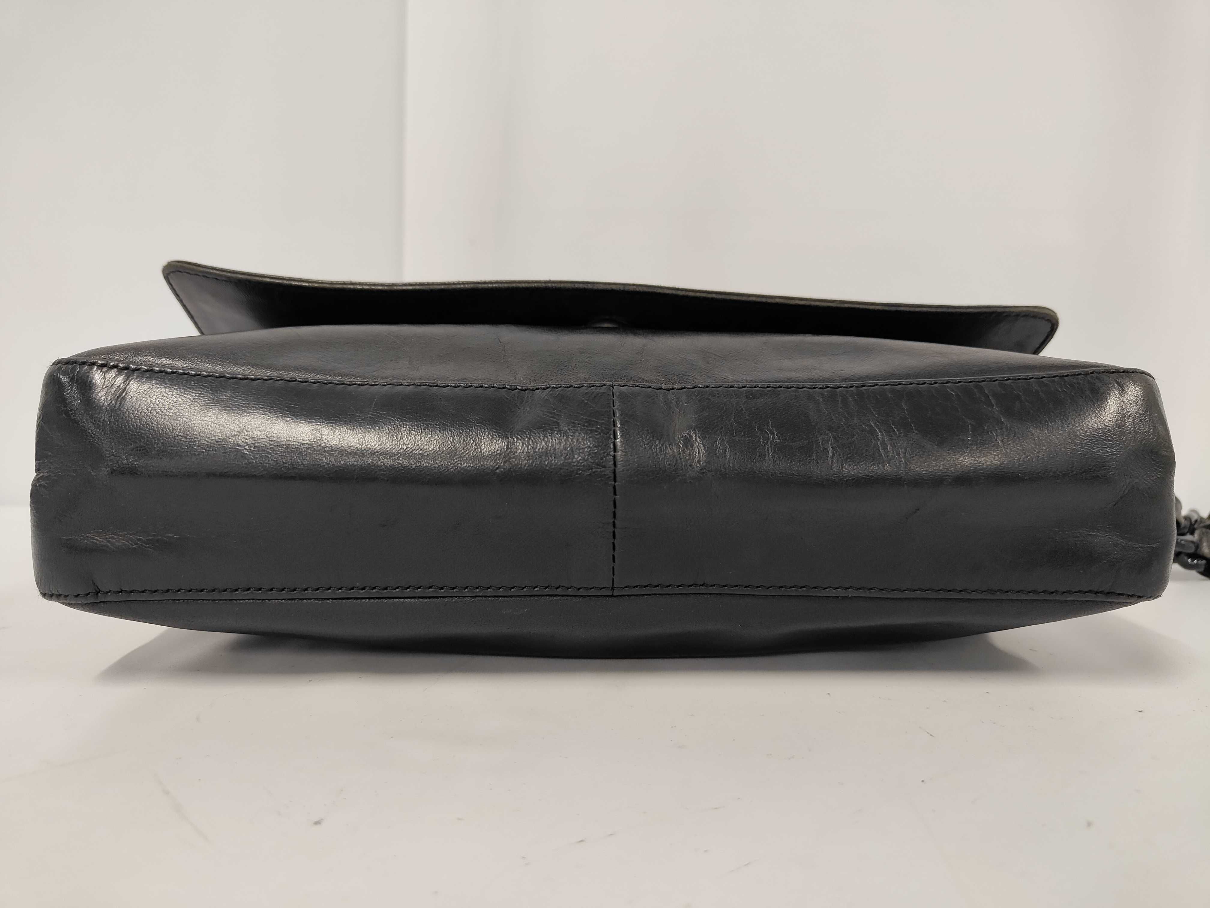 Leather Plastic Chain Shoulder Bag — view 7